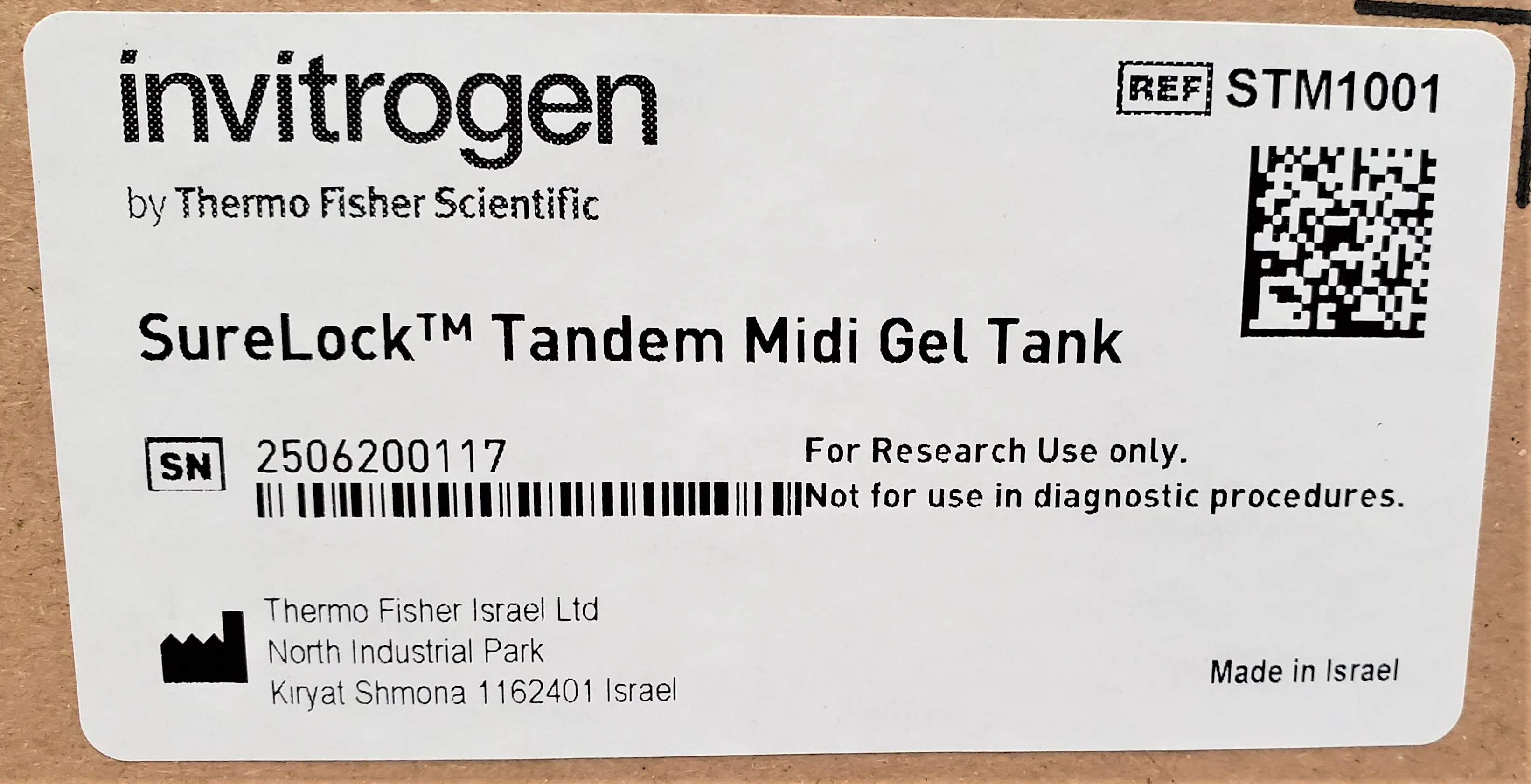 Invitrogen SureLock Tandem Midi Gel Tank, Used, 30-Day Warranty, 100% Parts and Labor