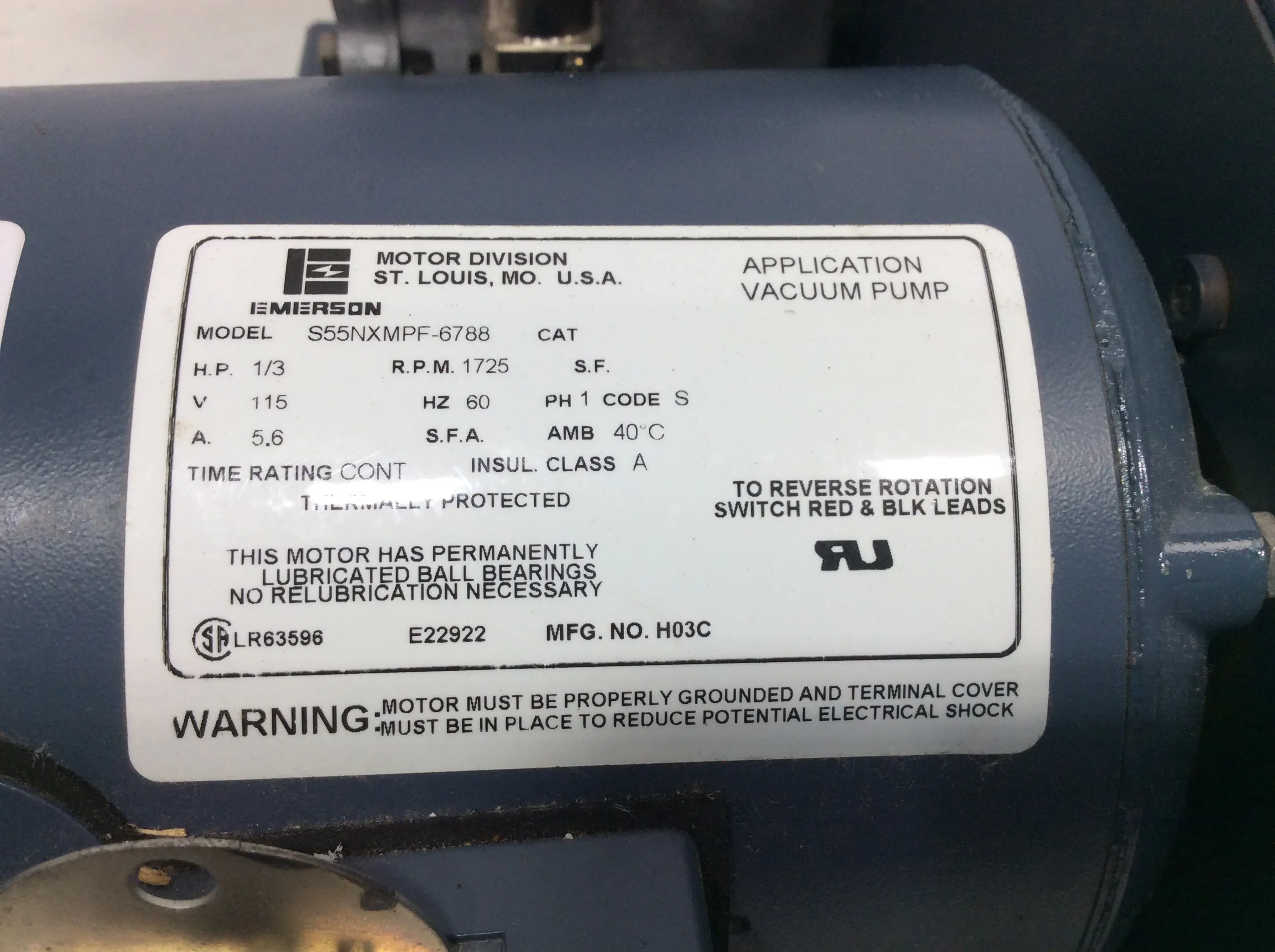 Welch ChemStar 1400N Vacuum Pump