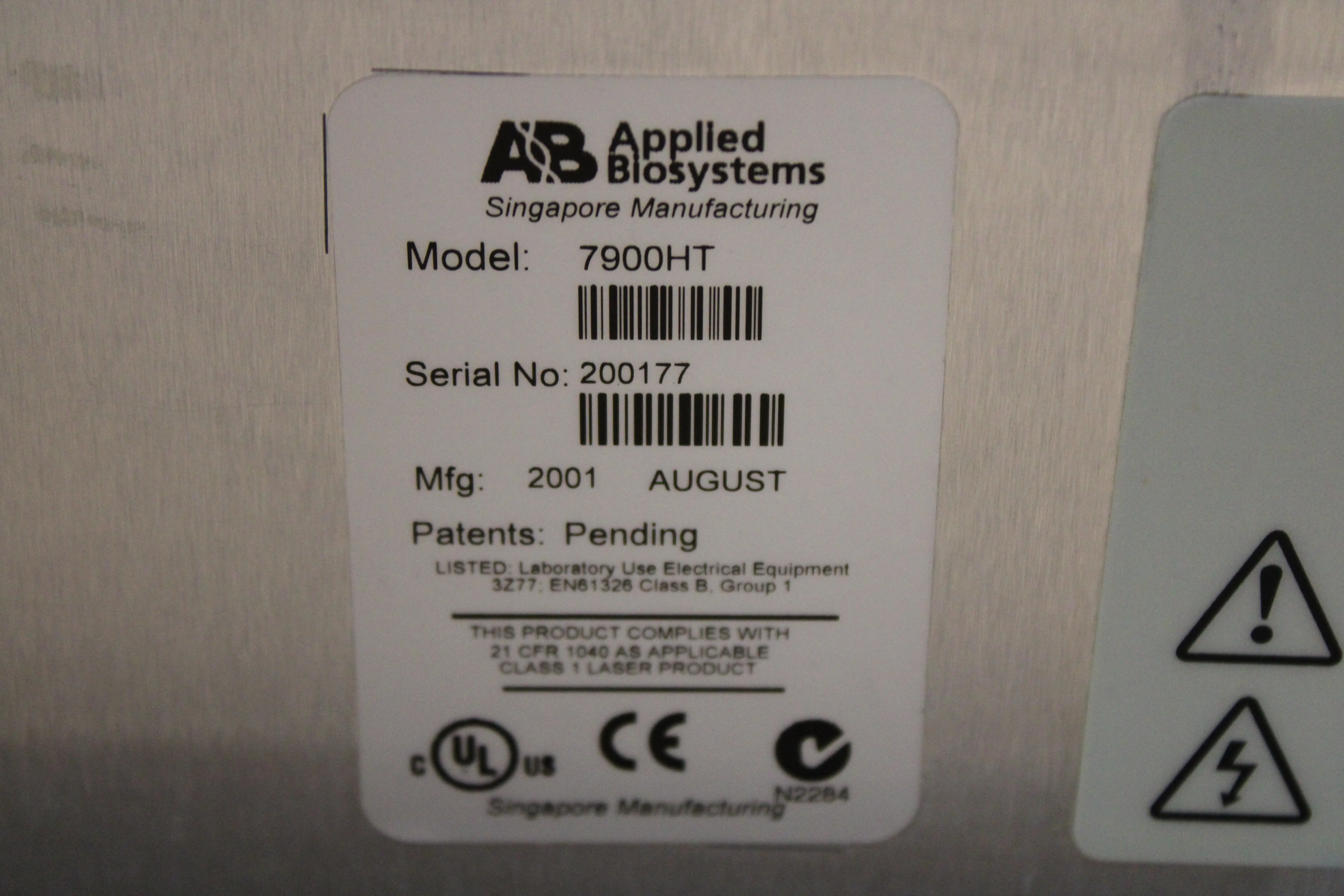 Applied Biosystems 7900HT DNA Sequencer - Used Laboratory Equipment