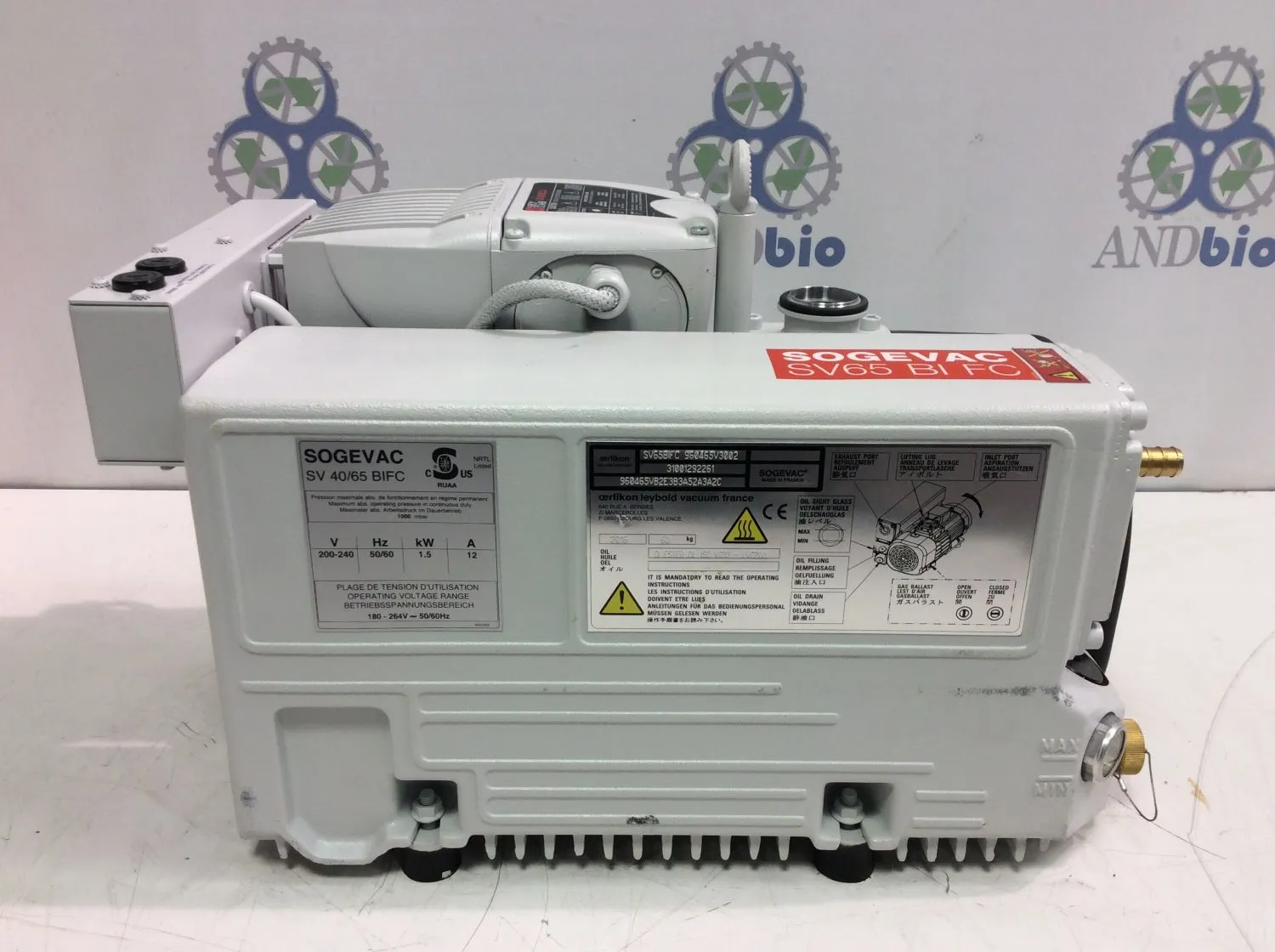 Sogevac SV65 BI FC Vacuum Pump