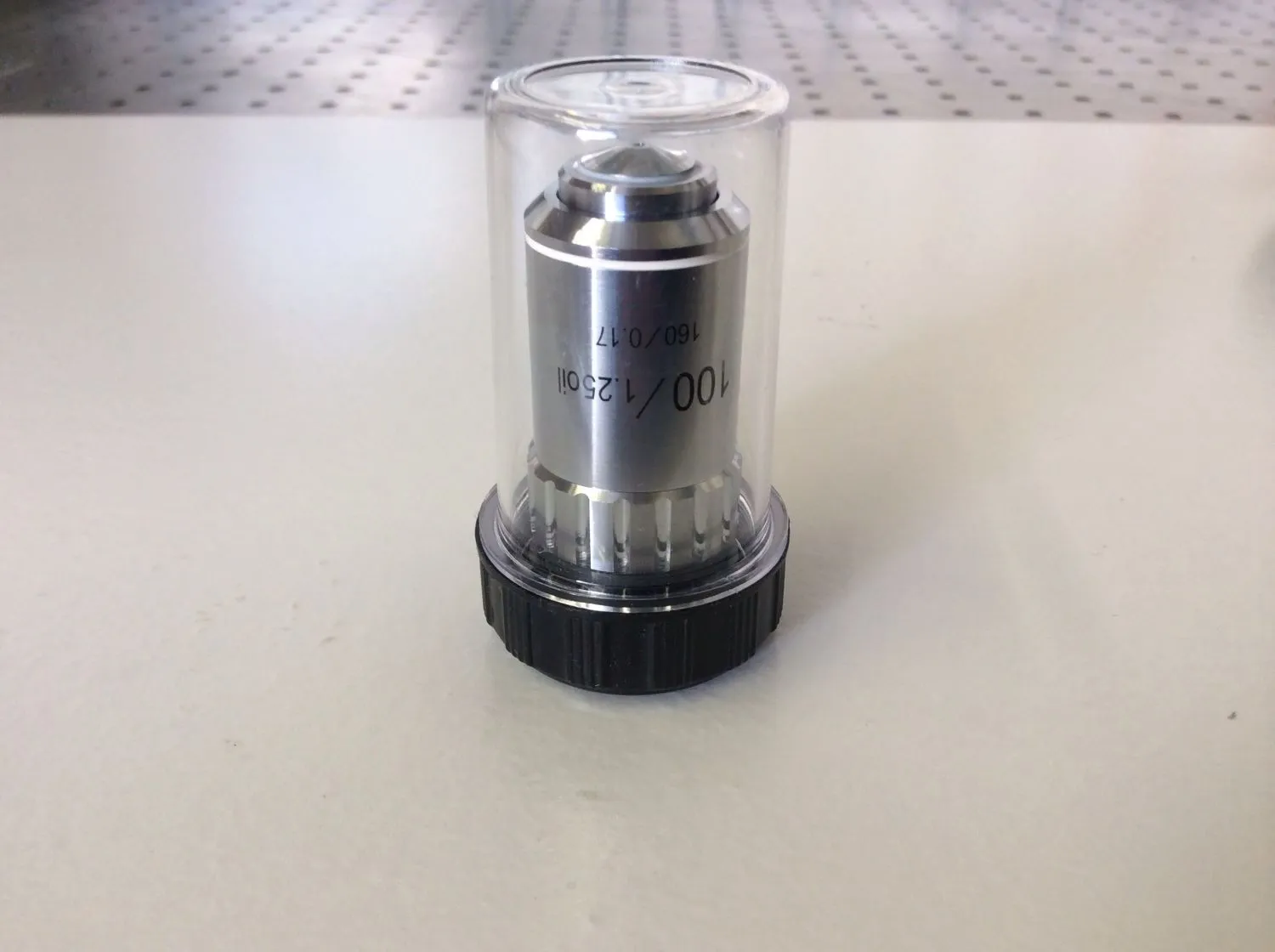 Fisher Scientific MP-OS100 Microscope Objective Lens 100/1.25oil 160/0.17