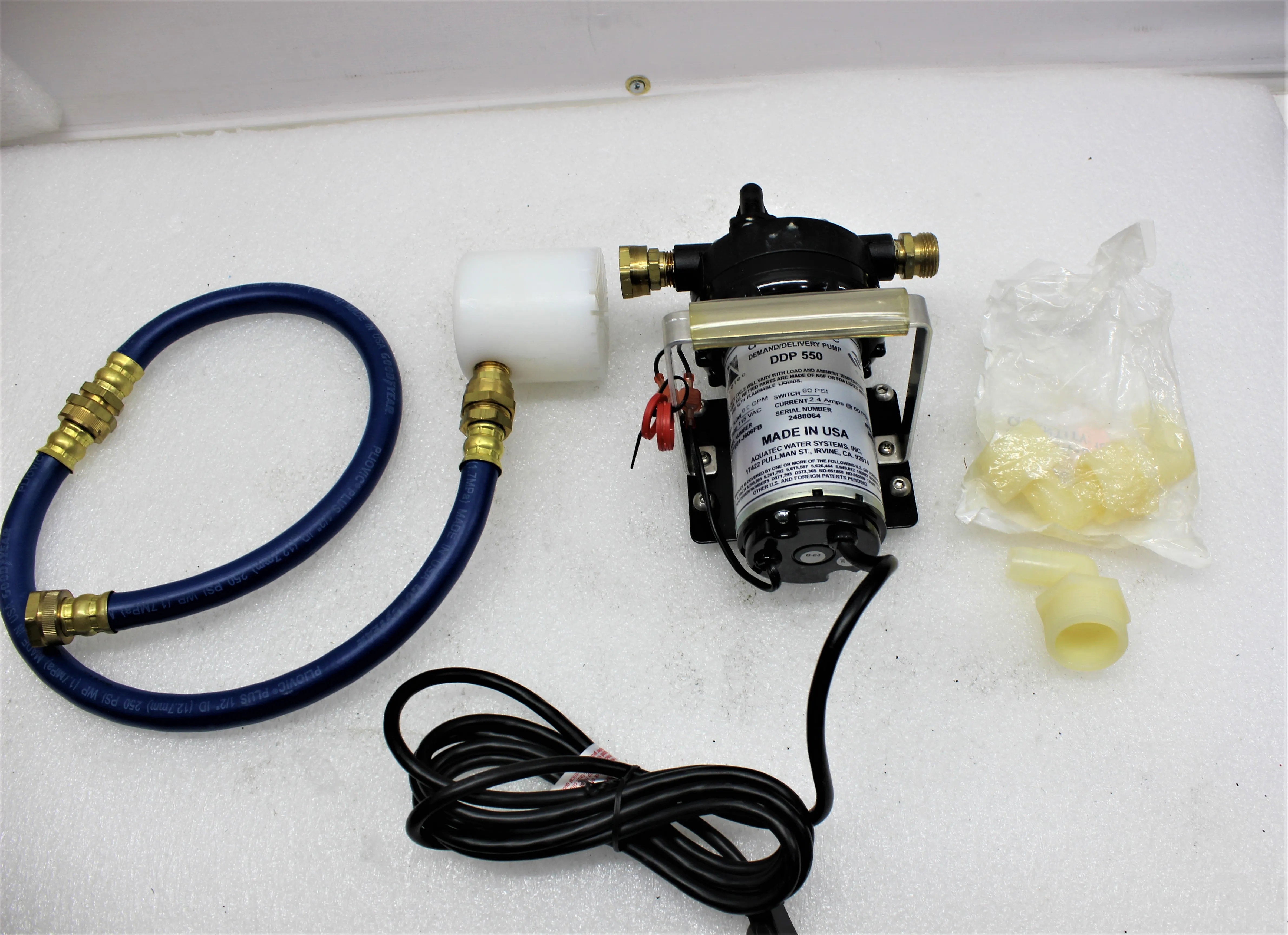 Aquatec 55131E01-J606FB Diaphragm Pump for Laboratory Use