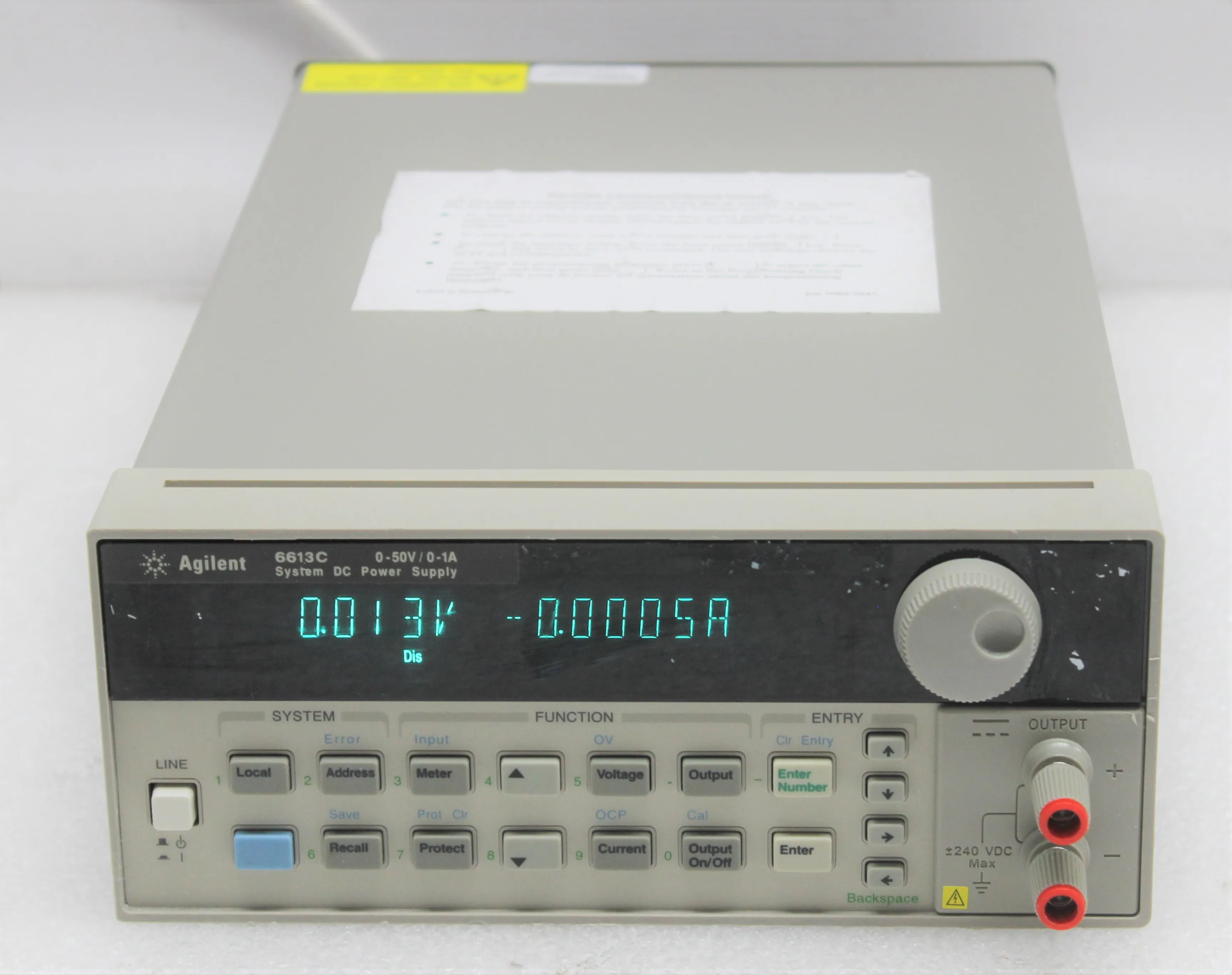 Agilent 6613C Power Supply, 50W, Single Output - Used