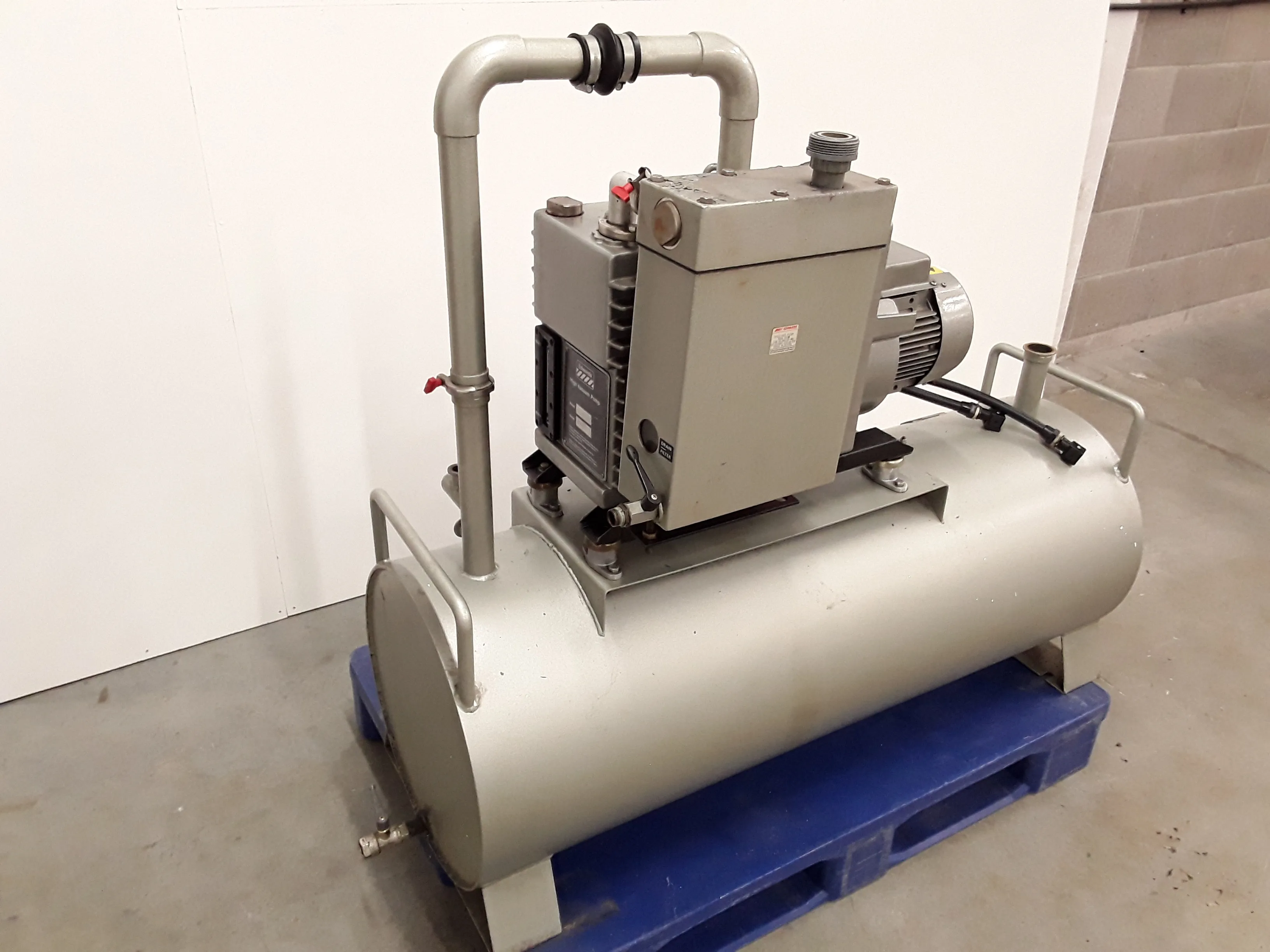 Edwards E1M40 Vacuum Pump with Tank