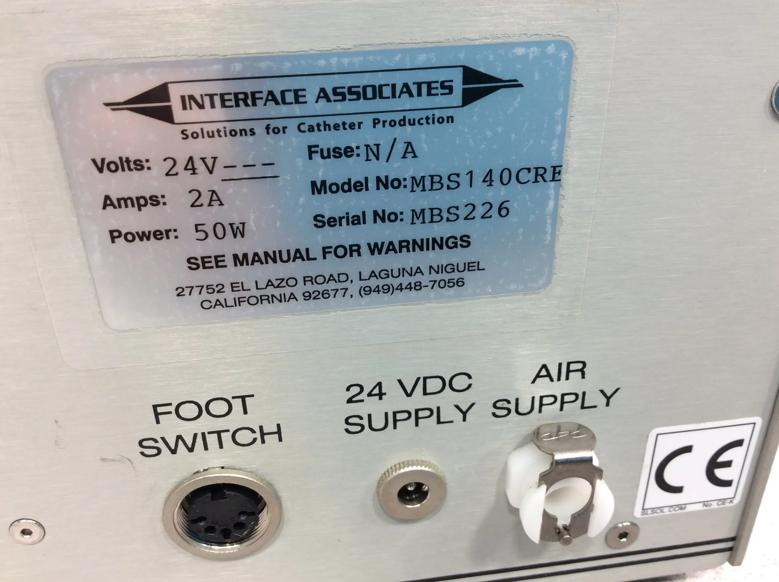 Interface Associates MBS-140 Marker Band Swager