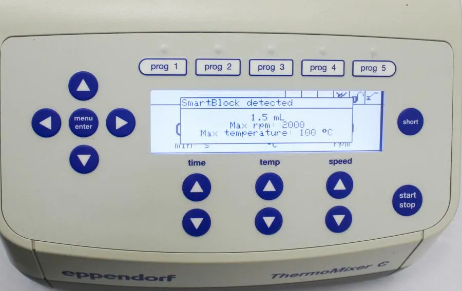 Eppendorf Thermo Mixer C Incubator and Shaker 5382