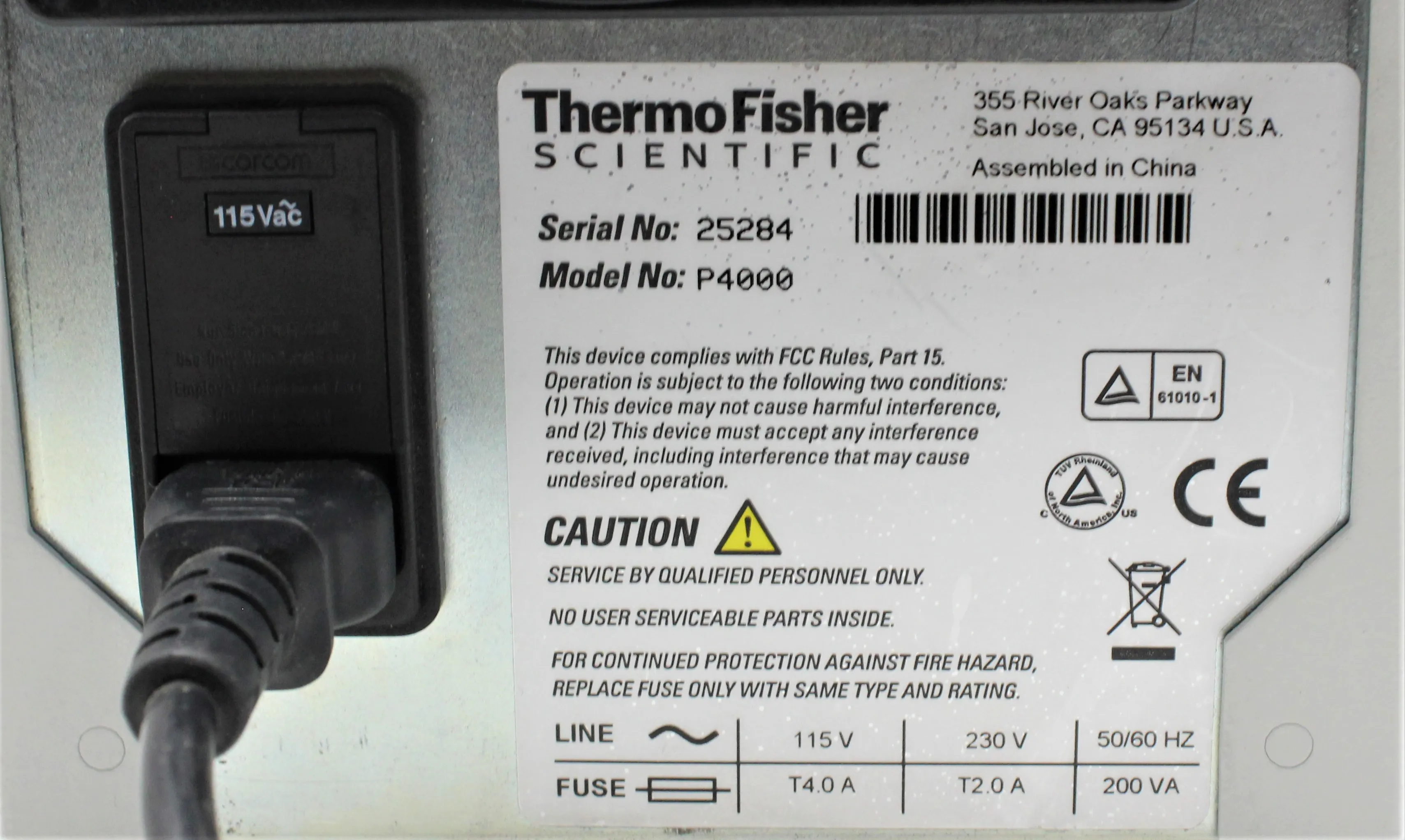 Thermo Fisher SpectraSYSTEM P4000 HPLC Pump