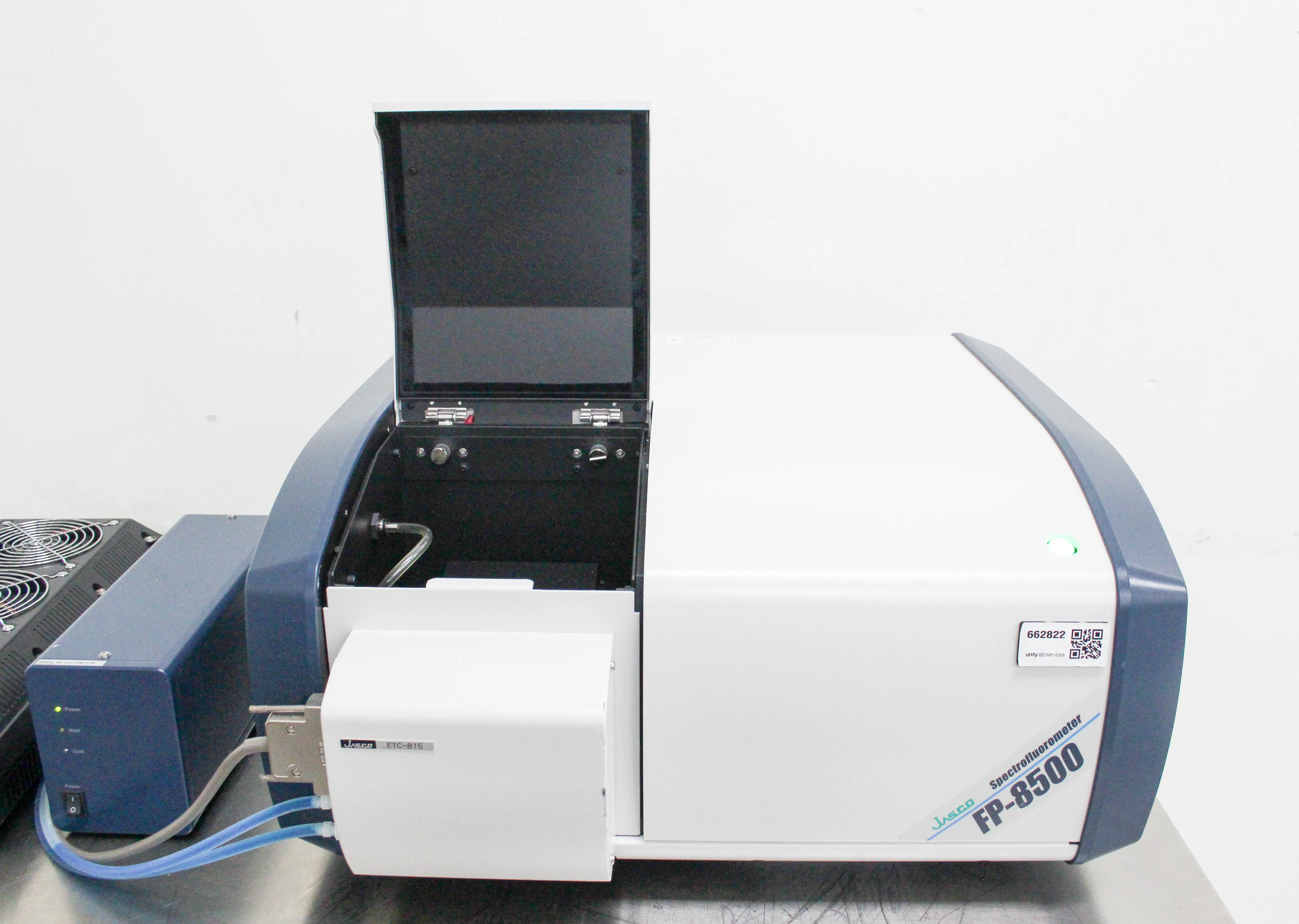 Jasco FP-8500 FDP Spectrofluorometer w/ Water Cooled Peltier Thermostatted Cell Holder