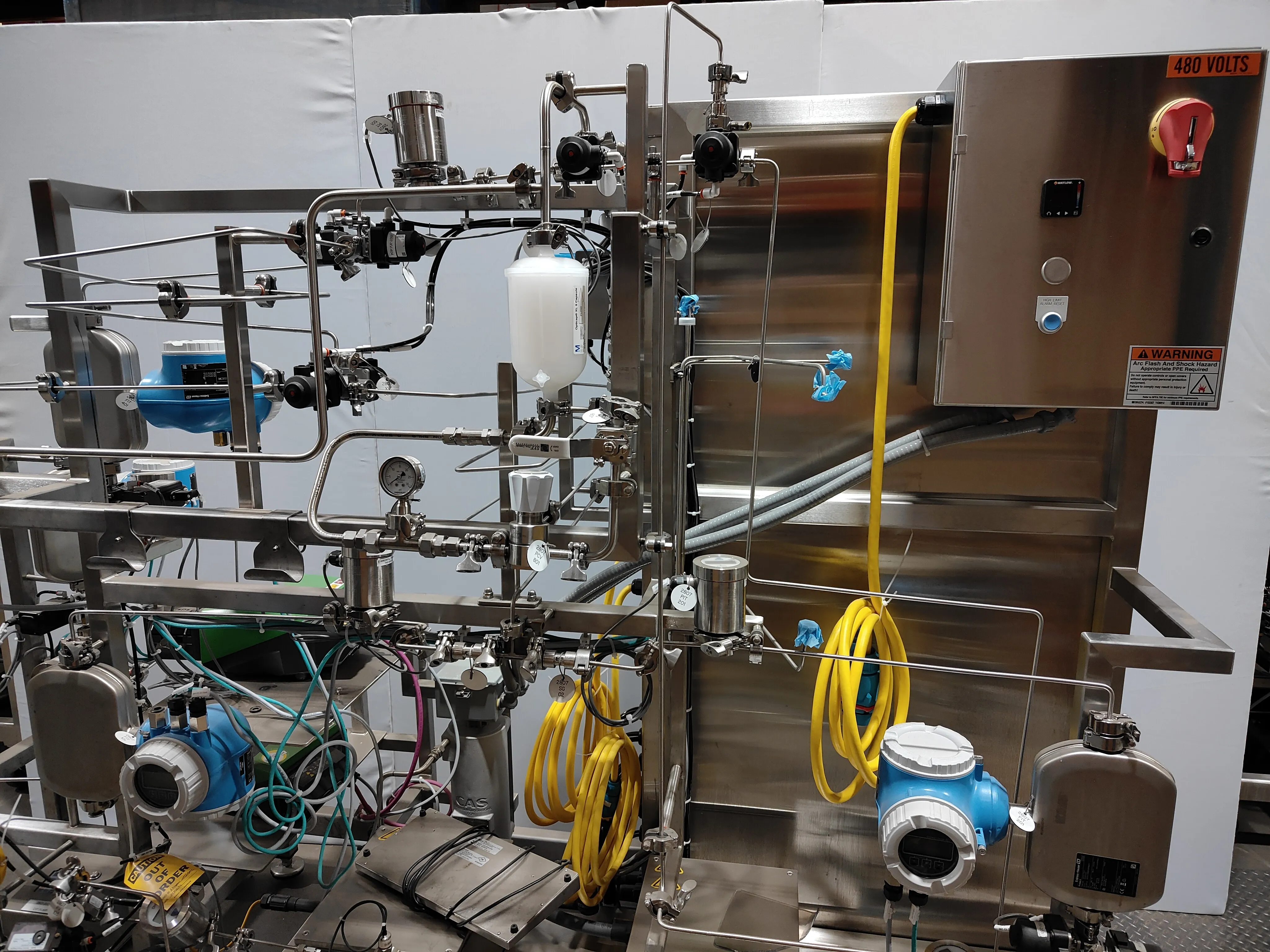 BioPharma Engineered Systems: FLNP T-Mixing Skid