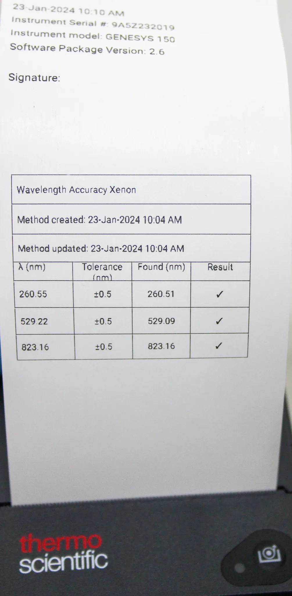 Thermo Scientific Genesys 150 Vis/UV-Vis Spectrophotometer