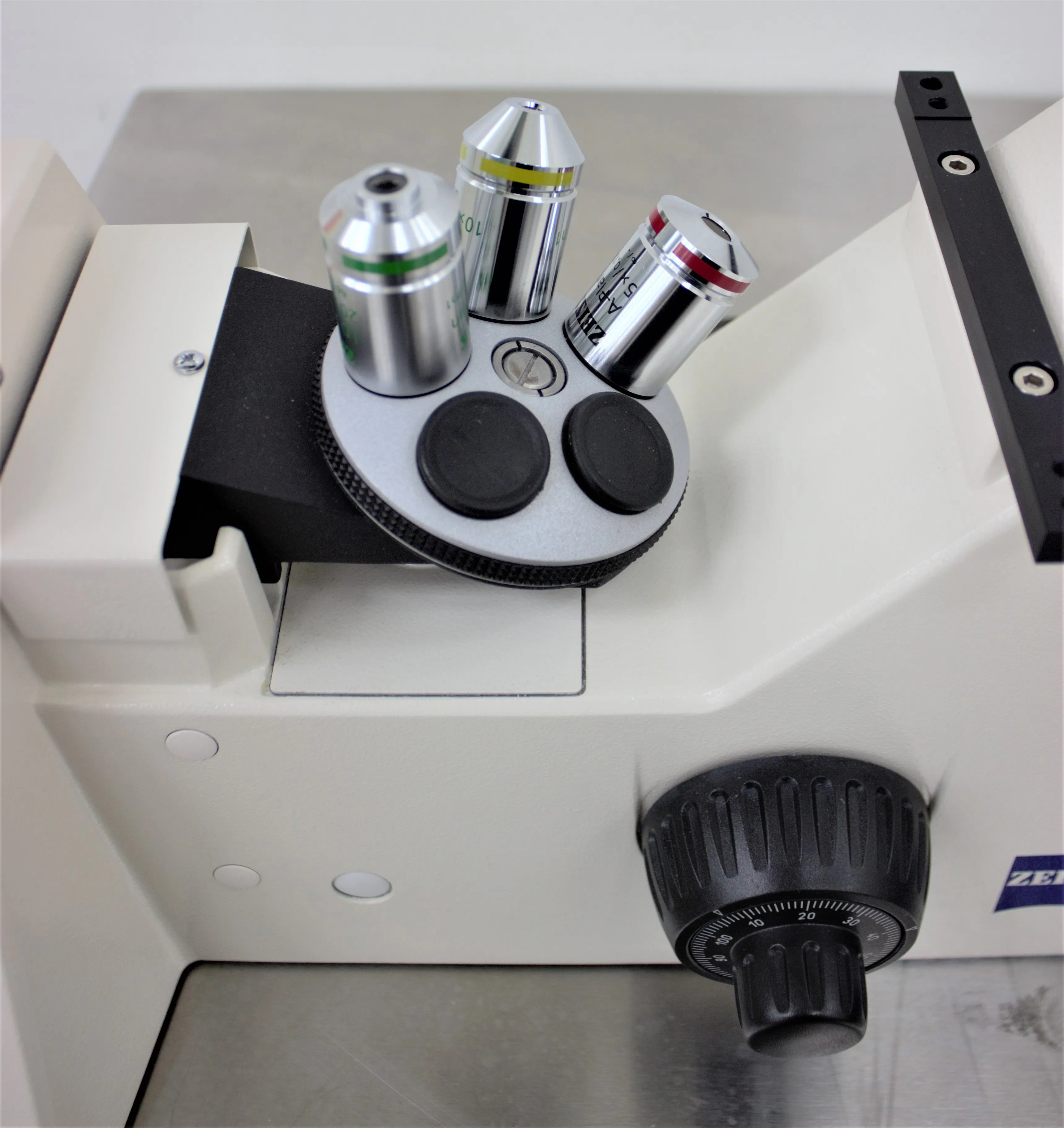 Zeiss Invertoscope 40 C Inverted Phase Contrast Microscope with Binocular Head