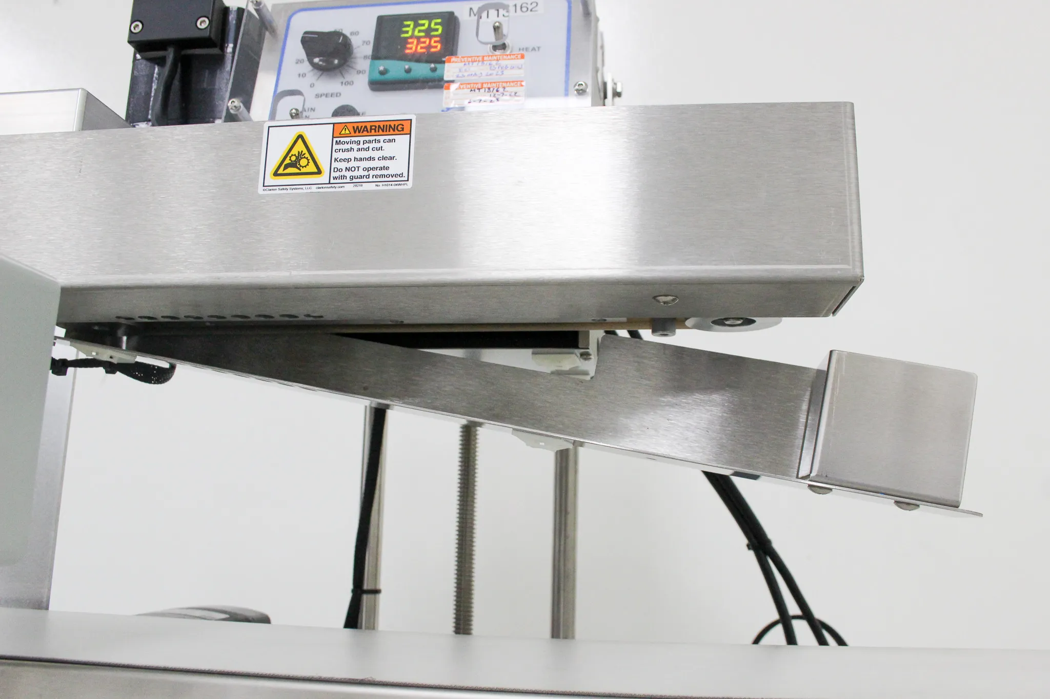 APM TCBSDM 3/8 - 6X3 Lift Tabletop Conveyor Band Sealer with Table