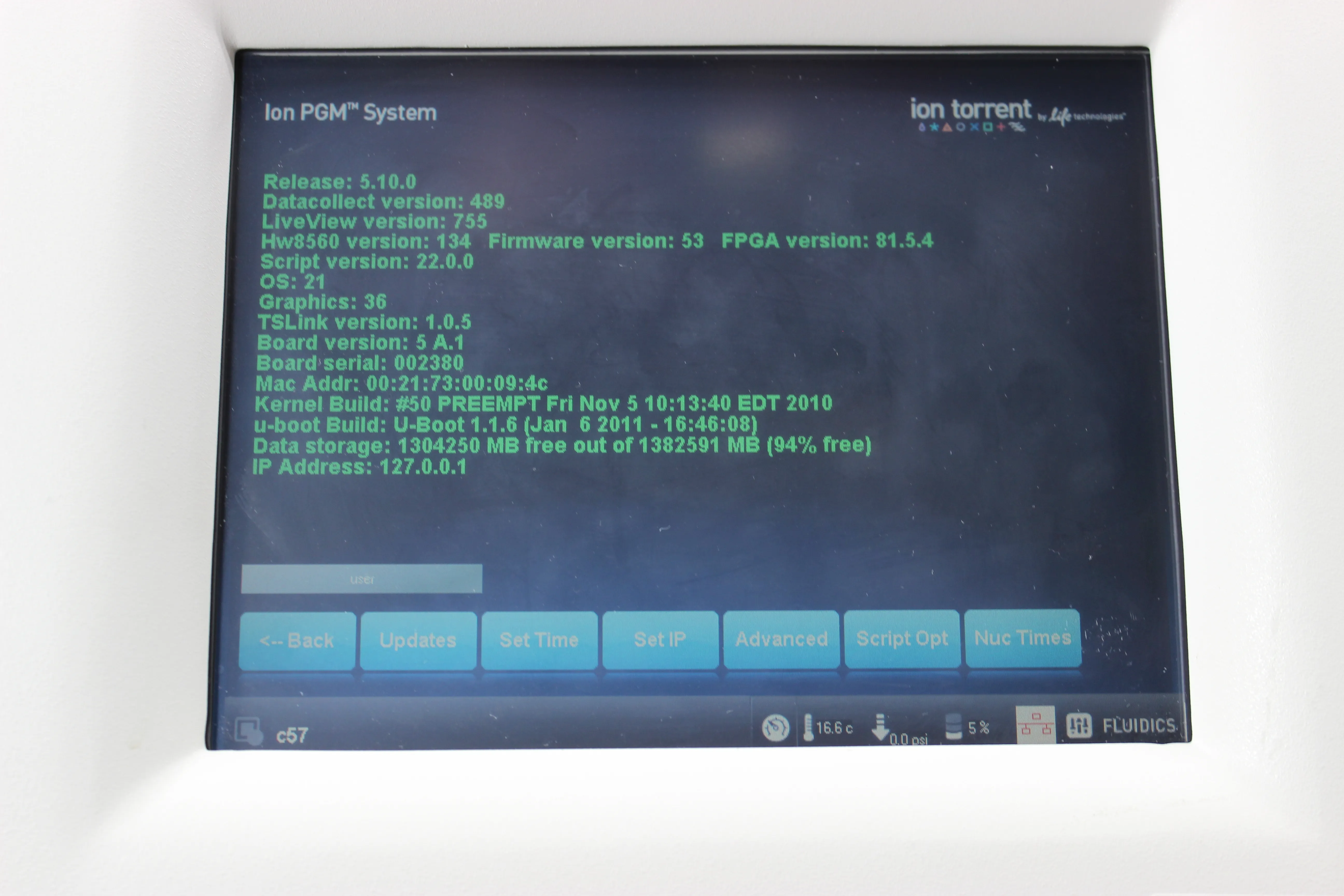 Life Technologies Ion Personal Genome Machine (PGM) System 7467 DNA Sequencer