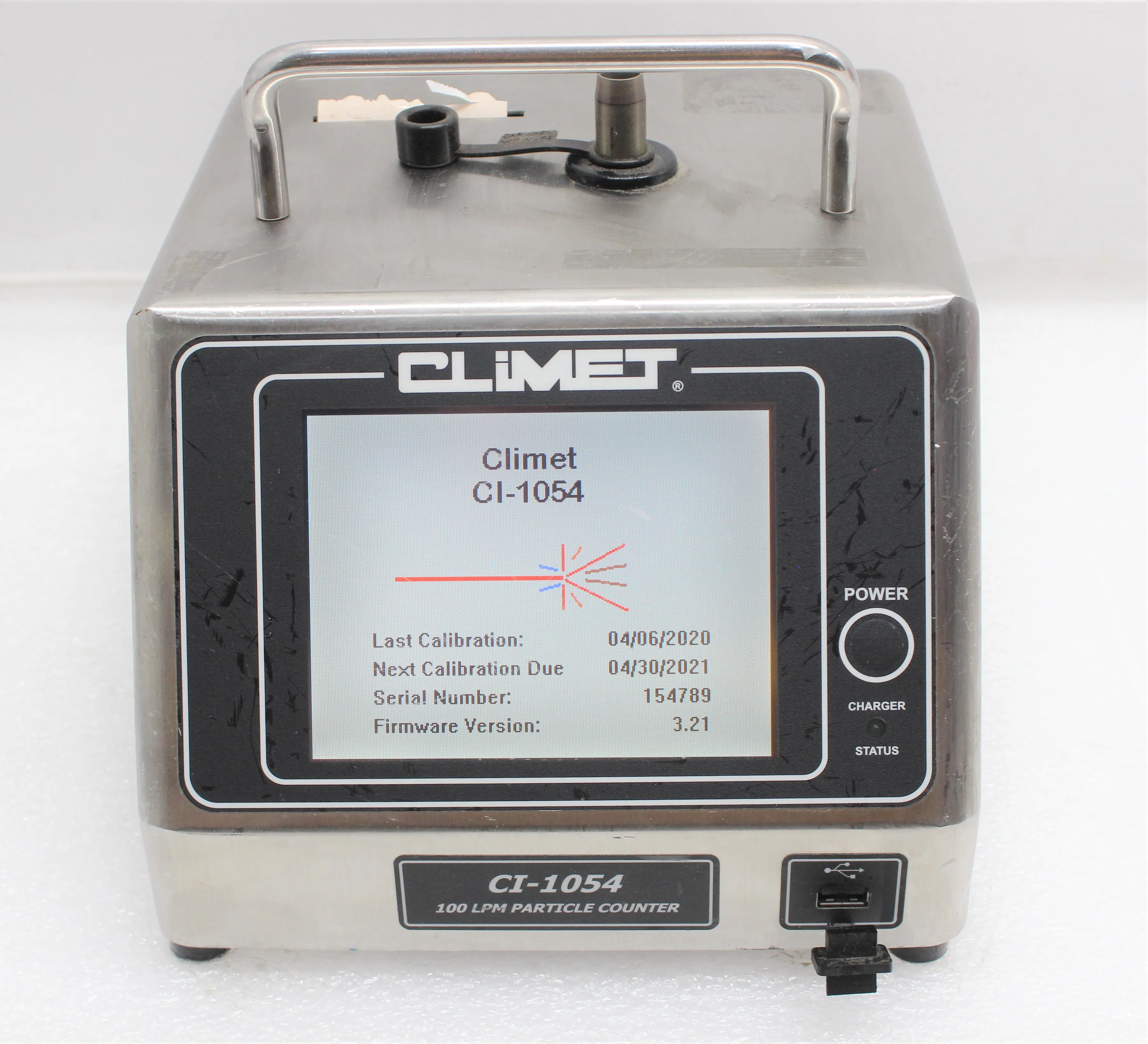 Used Climet Instruments CI-154-01 Particle Size Analyzer