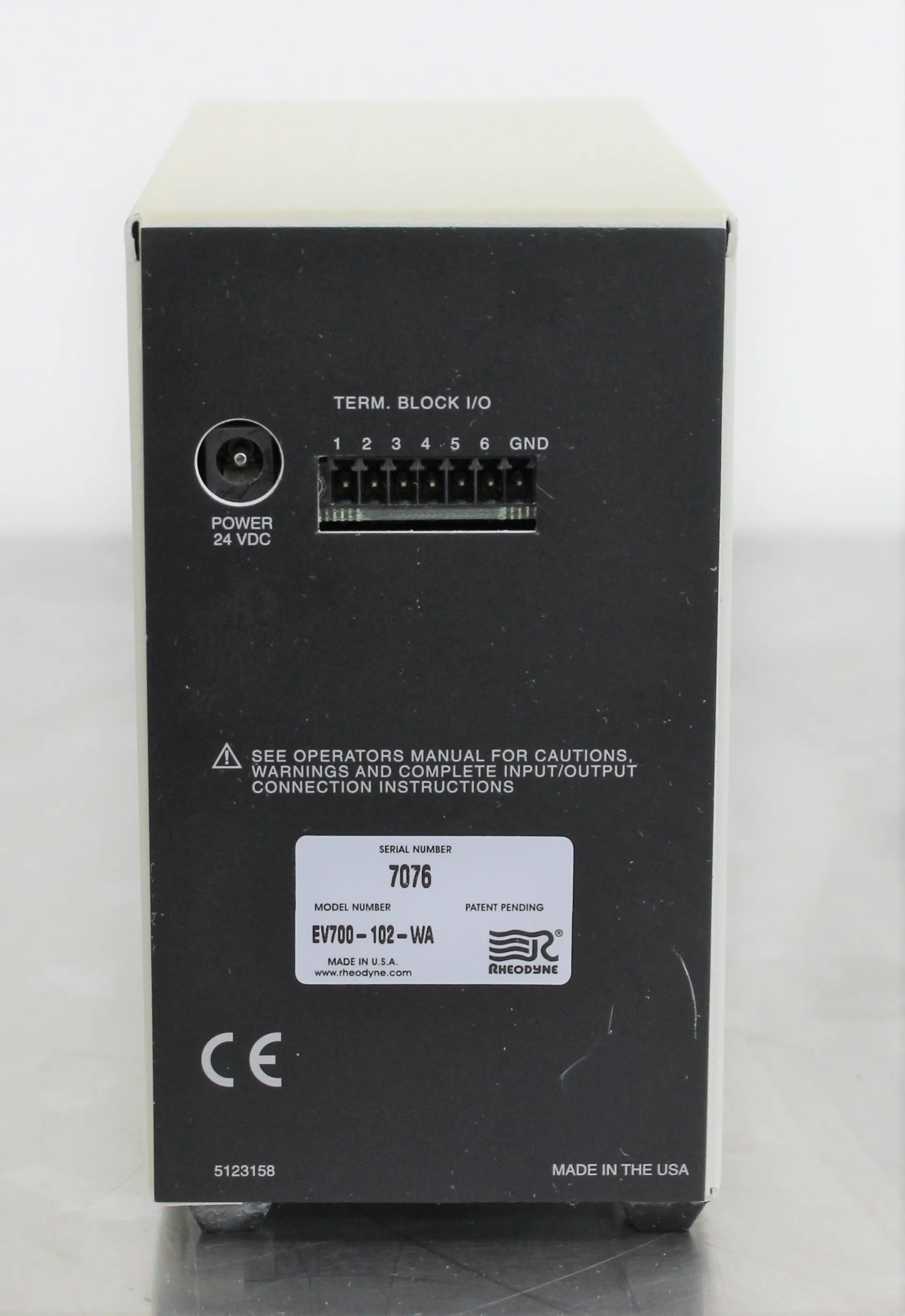 Rheodyne Automated Switching Valve Model EV700-102-WA