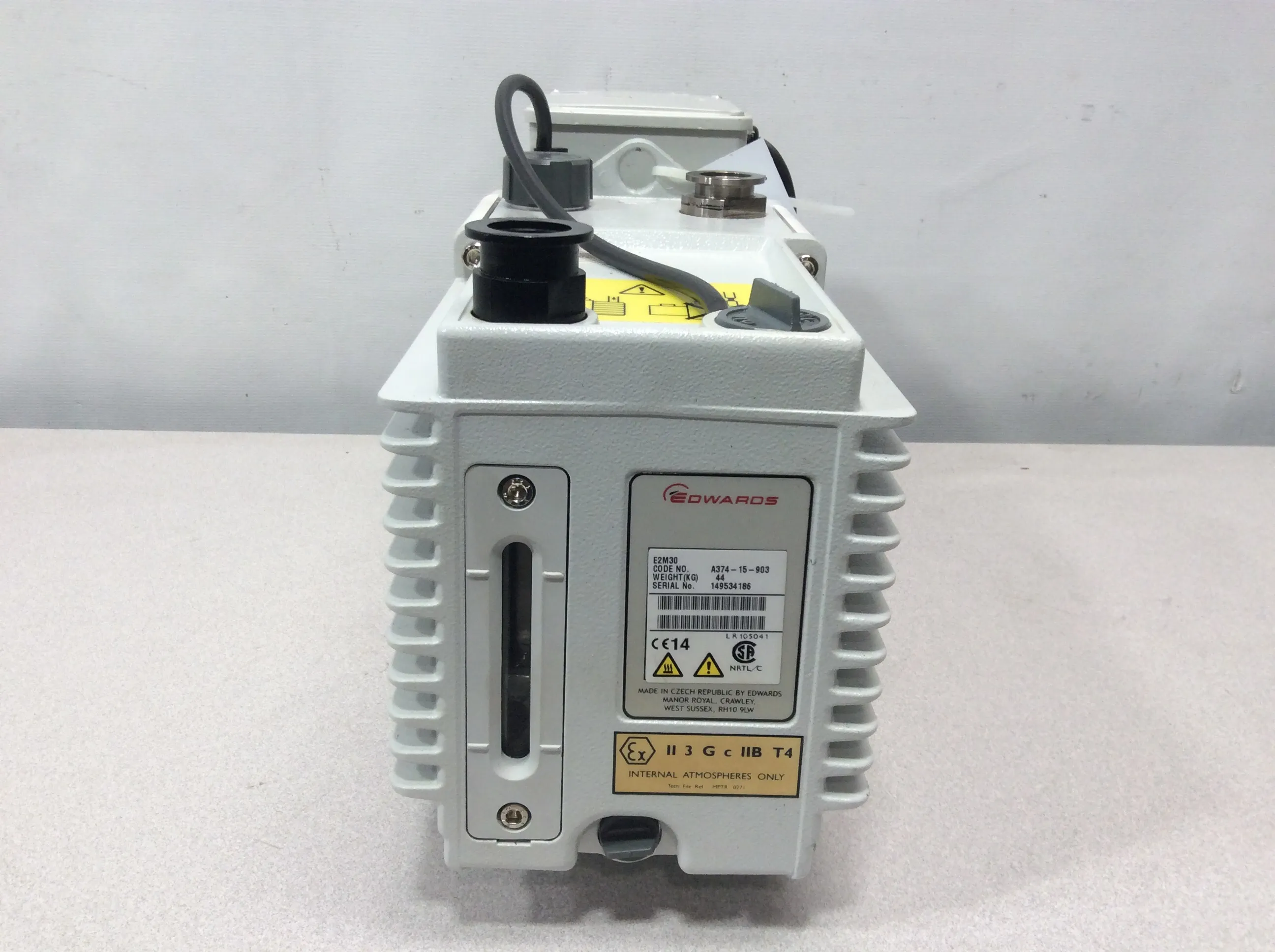 Edwards E2M30 Vacuum Pump - 220V 50/60Hz - Used, 30-Day Warranty - 100% Parts and Labor