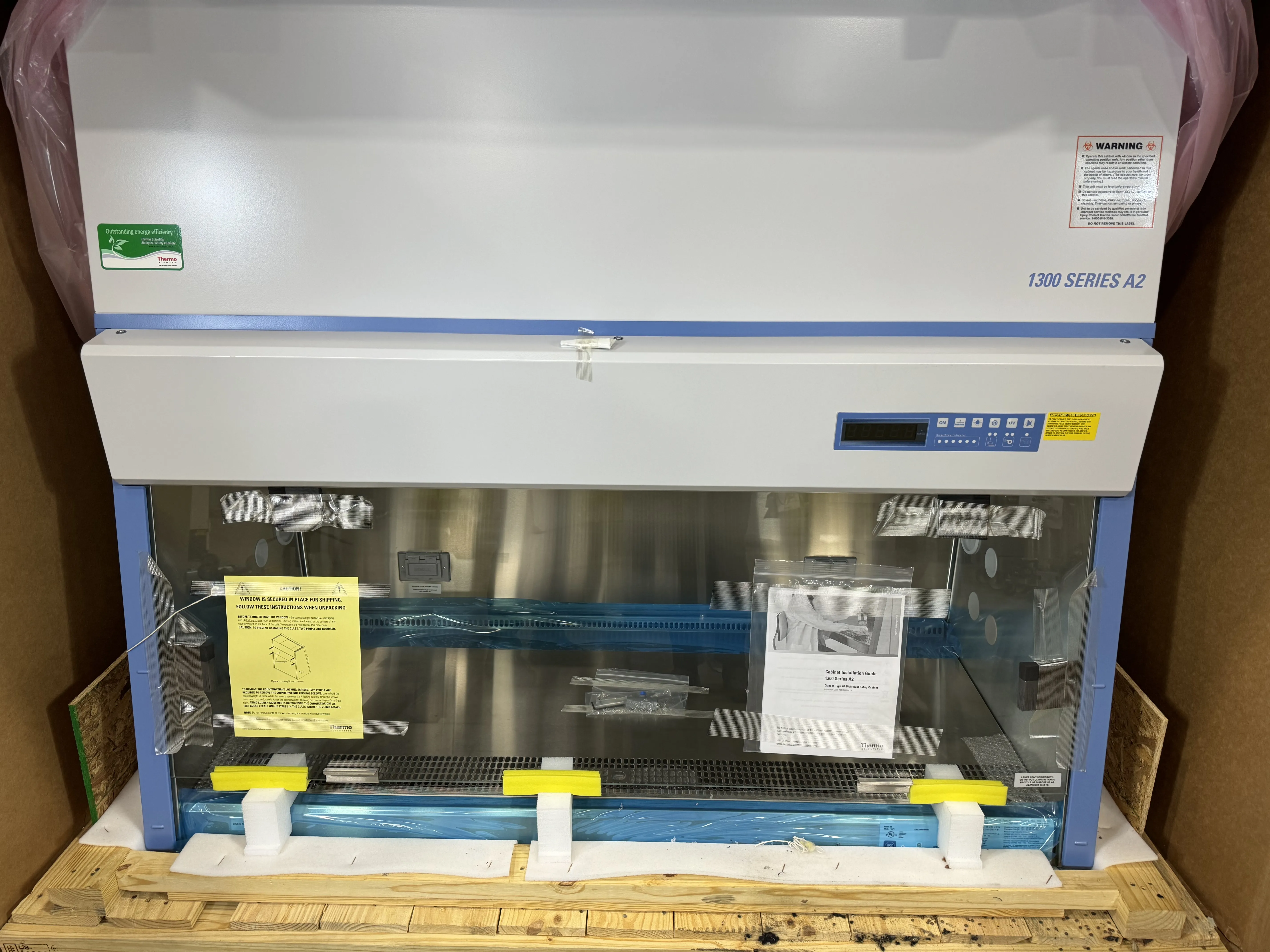 Thermo Scientific 1300 Series Class II, Type A2 Biological Safety Cabinet Model 1377