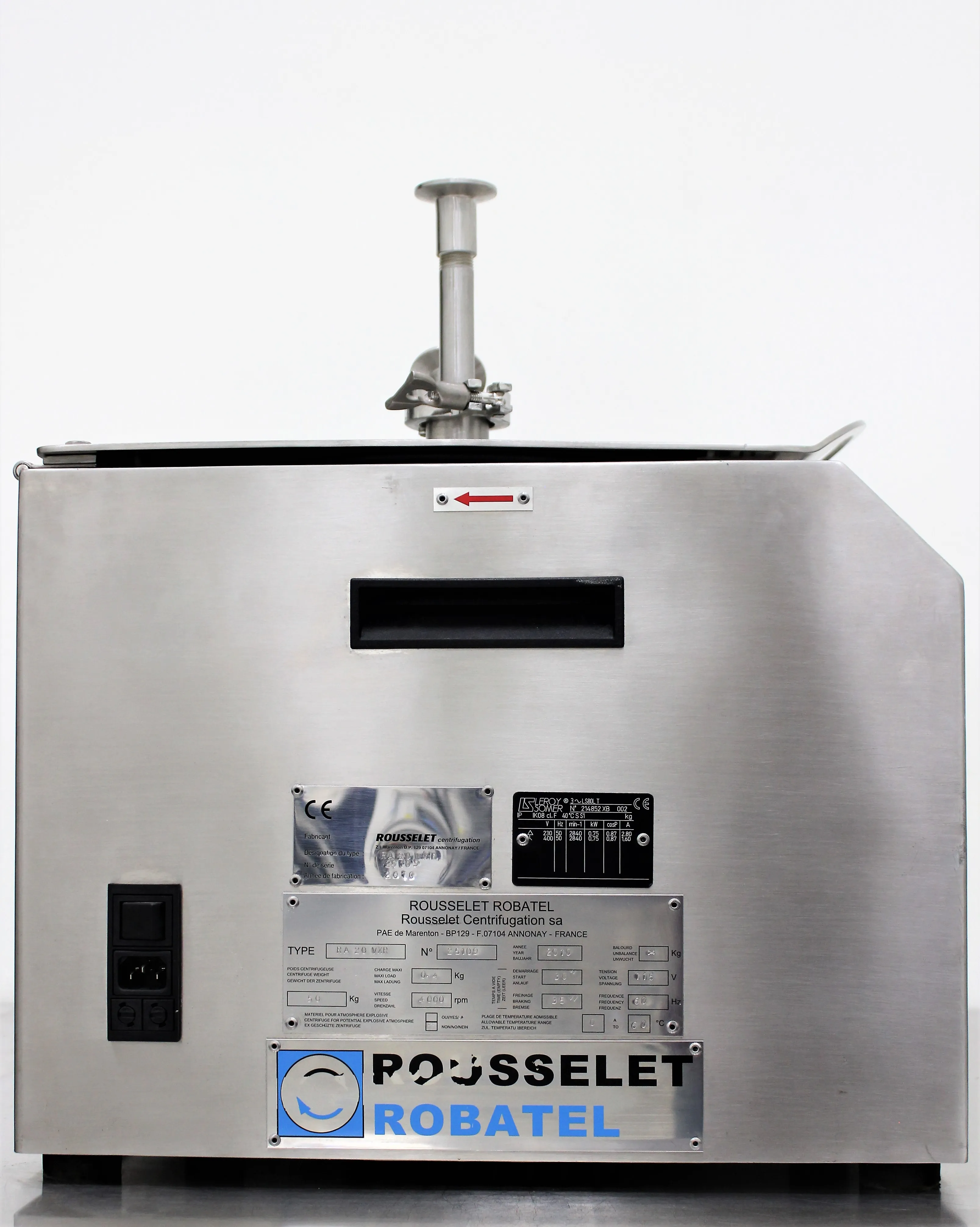 ROUSSELET ROBATEL RA 20 VXR Vertical Centrifuge