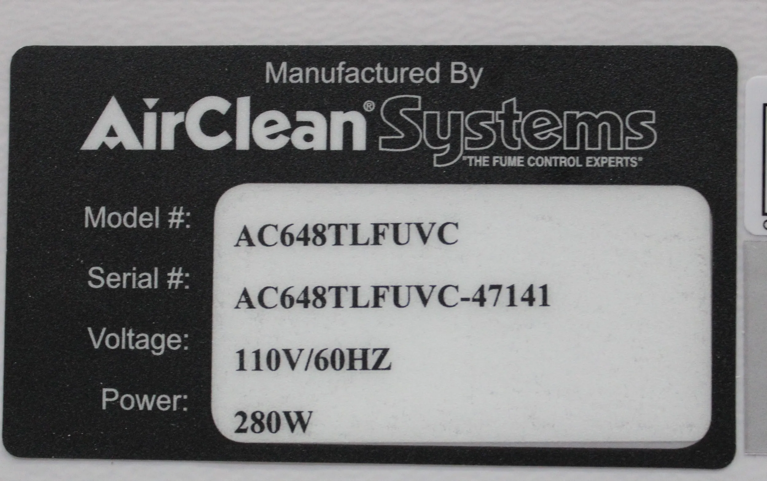 AirClean Systems AC648TLFUVC PCR Enclosure