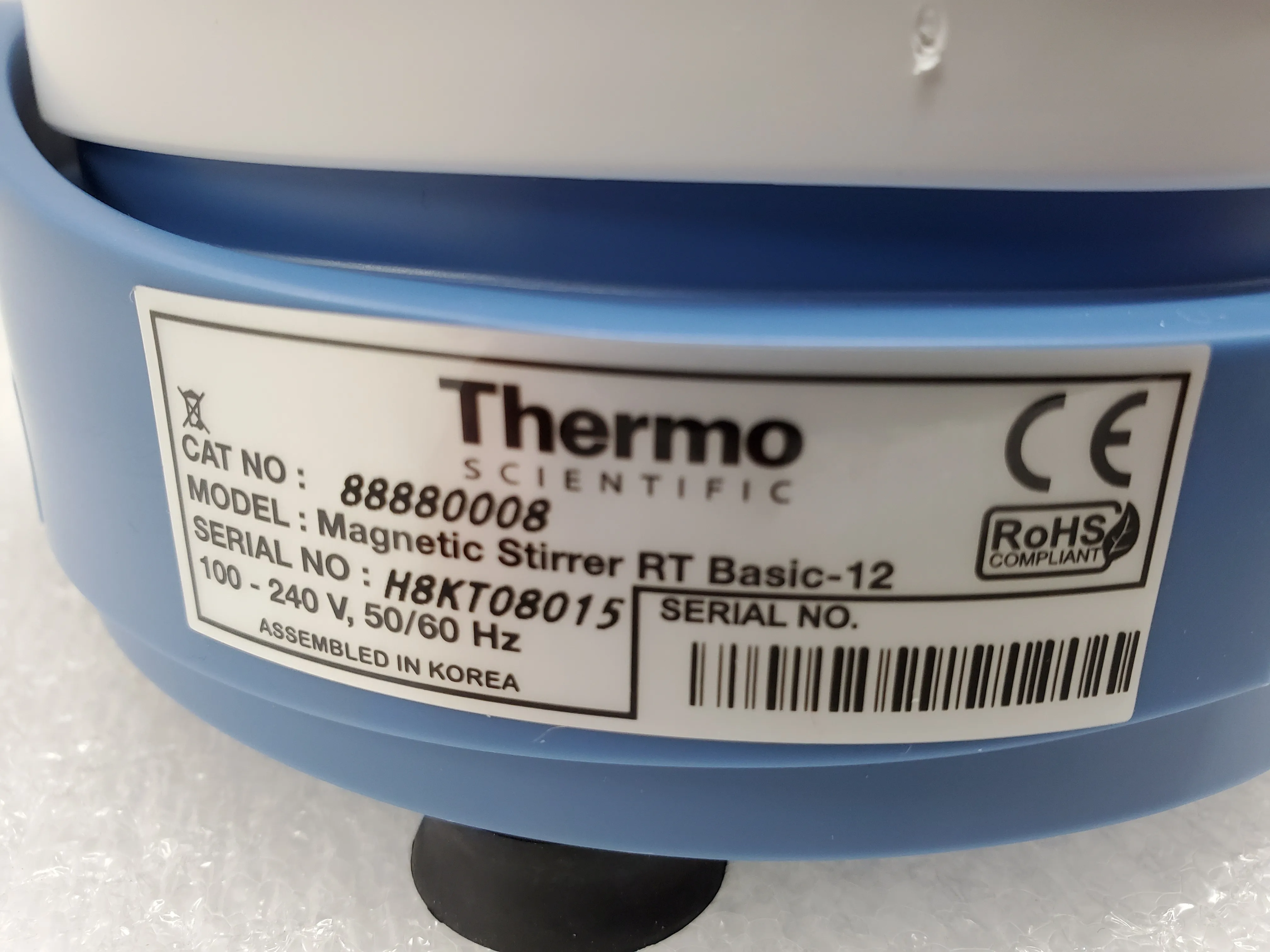 Thermo Scientific 88880008 Magnetic Stirrer RT Basic-12 Laboratory Equipment