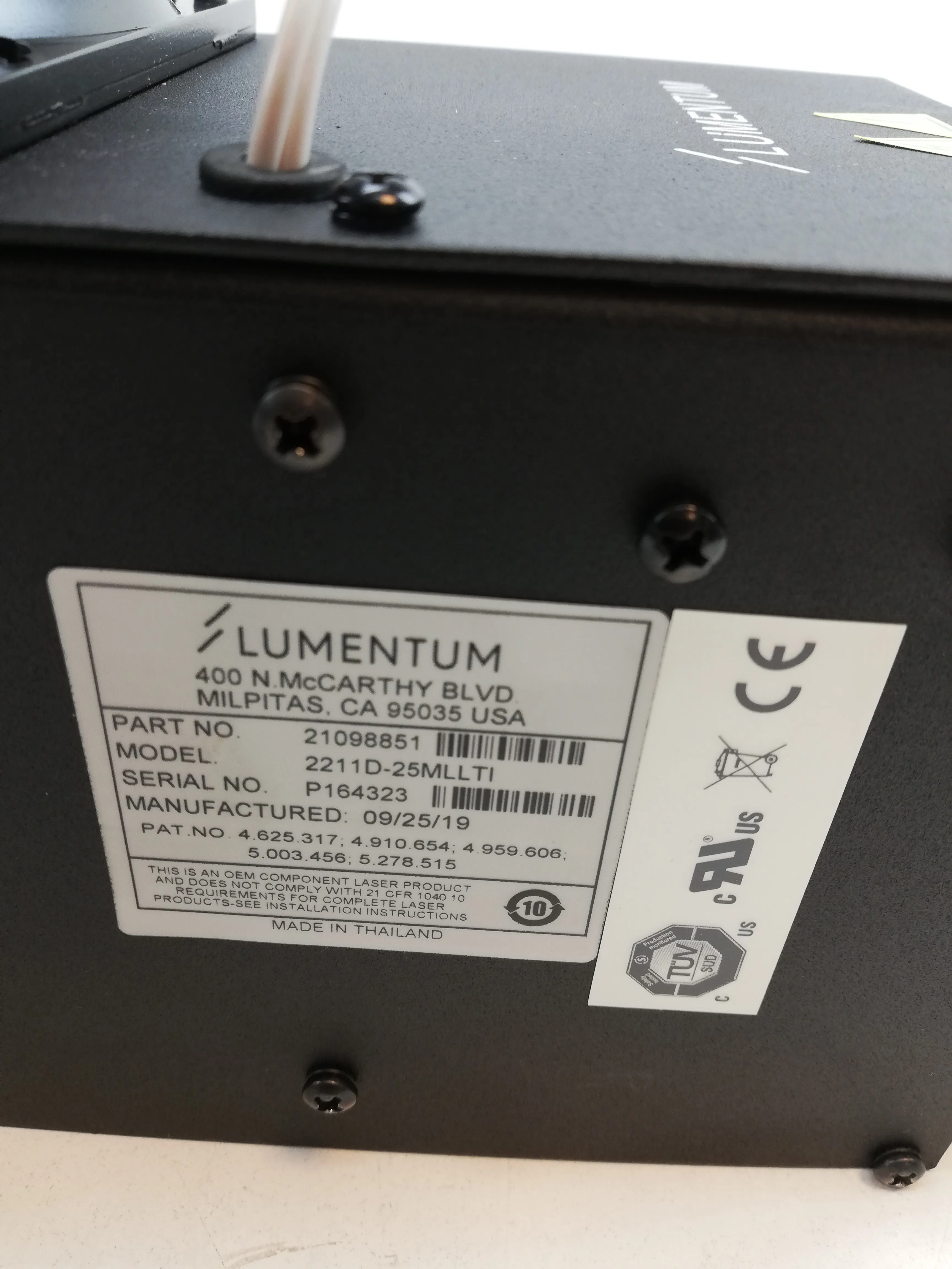 Lumentum 2211D-25LLTI Laser Module for Complex OEM Applications