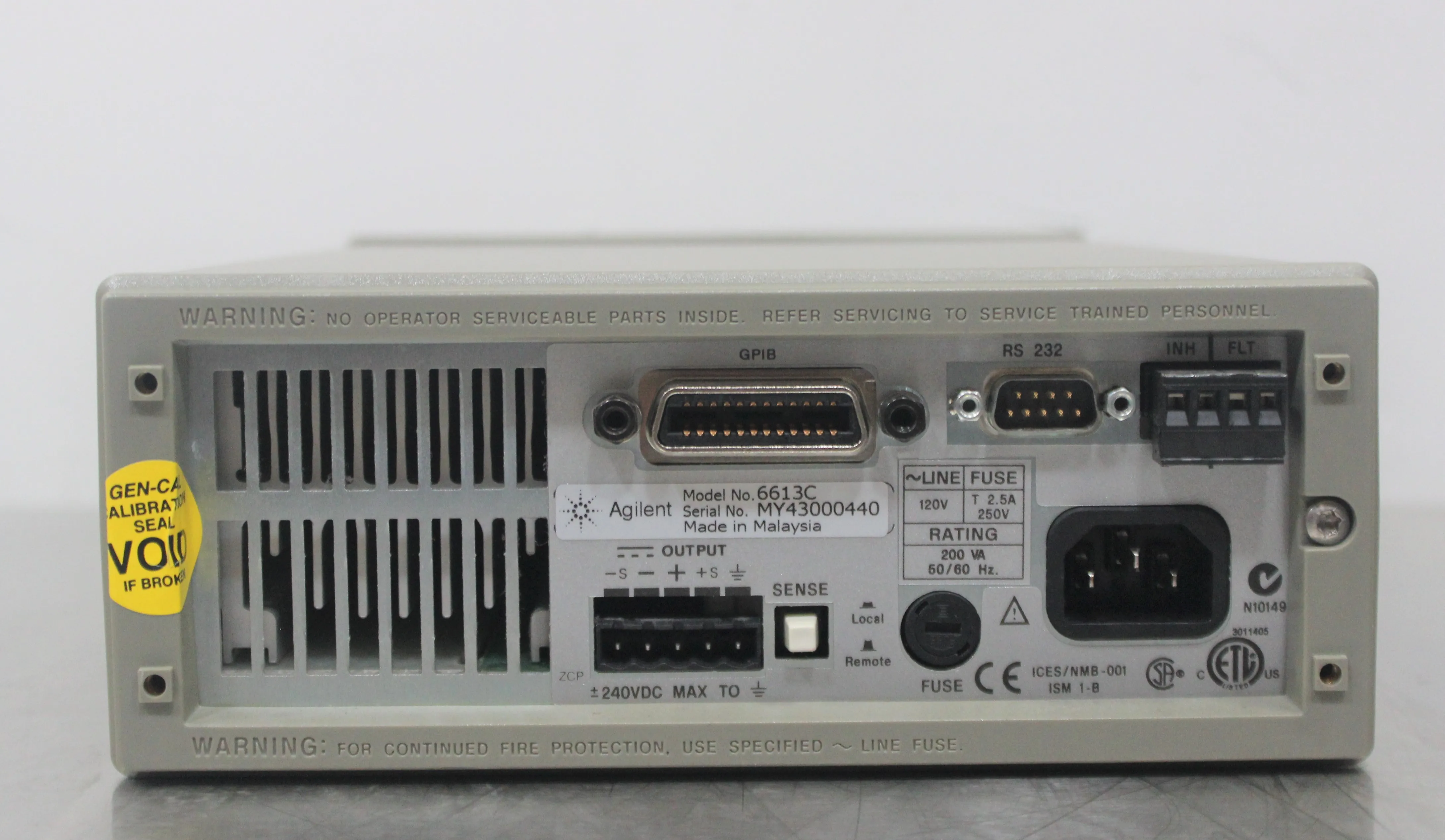 Agilent 6613C Laboratory Power Supply