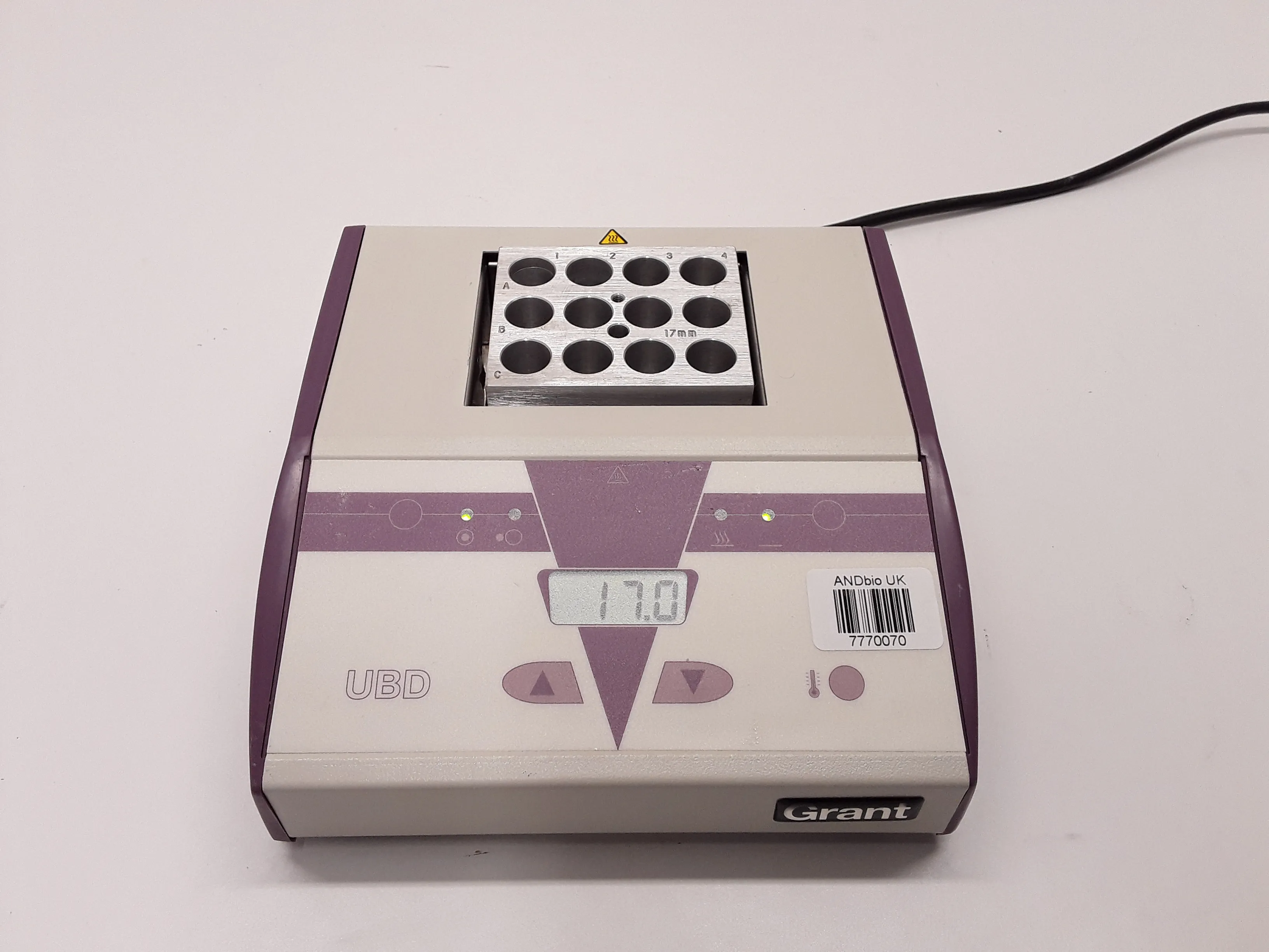 Grant UBD1 Digital Dry Block Heater - Used Laboratory Equipment