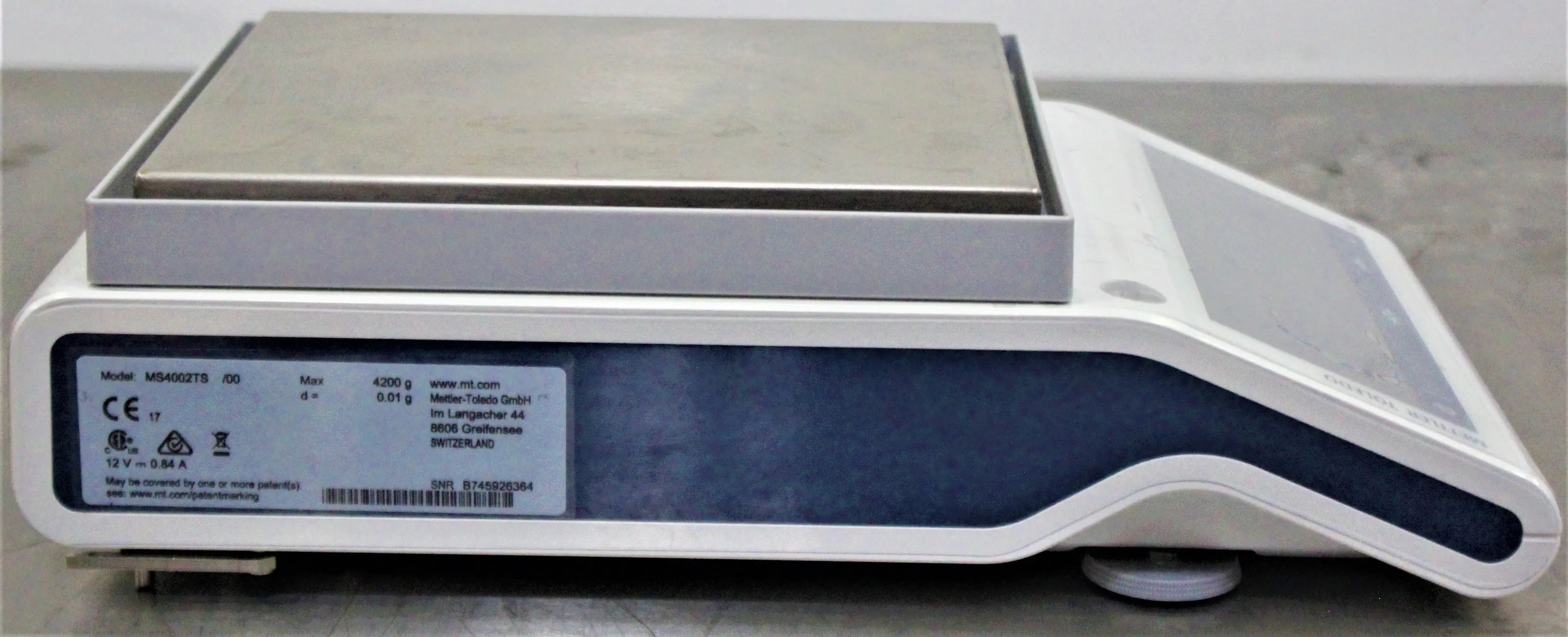 Mettler-Toledo MS4002TS/00 Bench Scale / Floor Scale