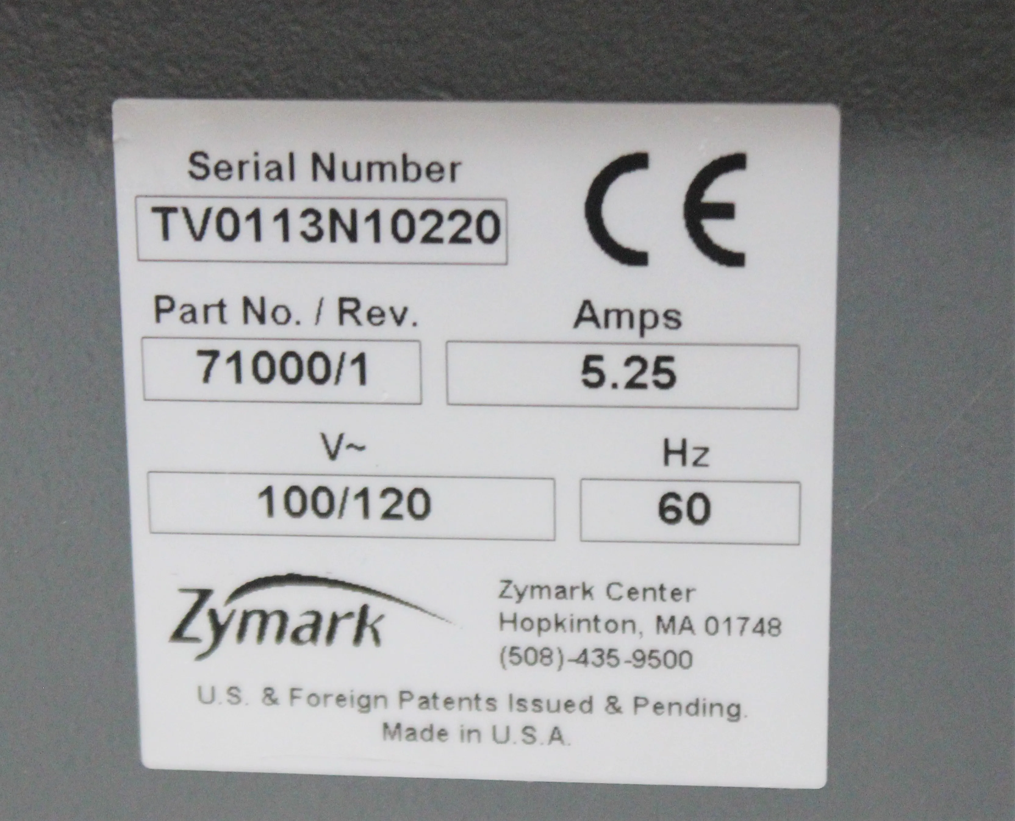 Zymark TurboVap 96 Evaporator