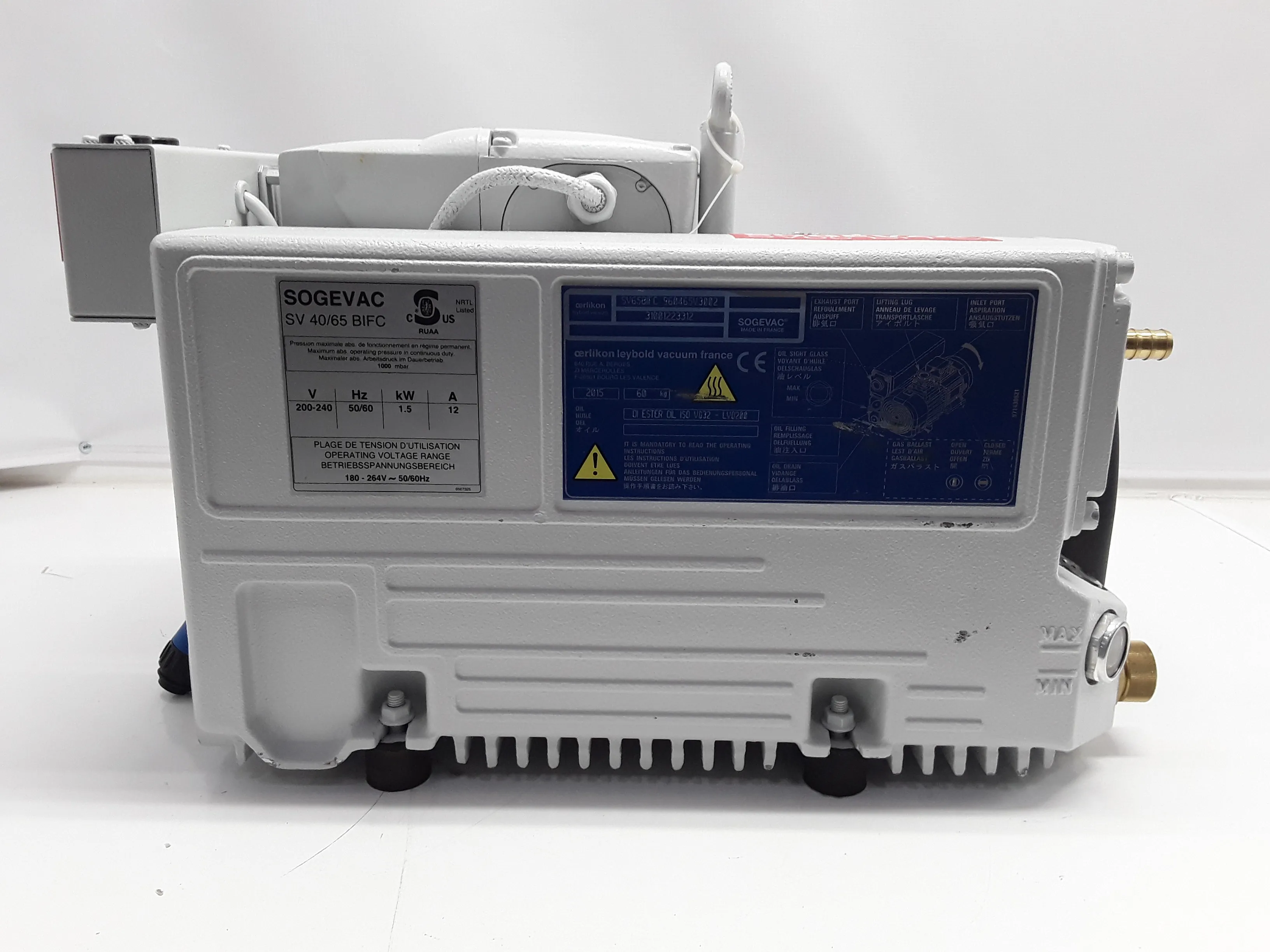 Sogevac SV65 BI FC Vacuum Pump