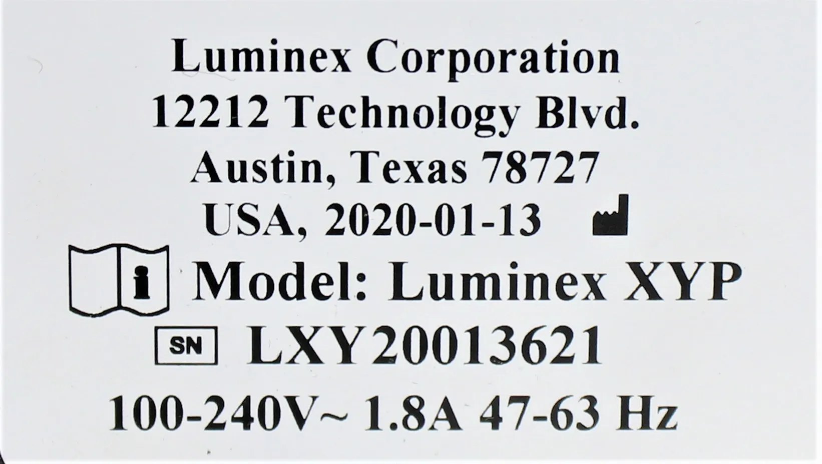 Luminex 200 Cell Analyzer W/ Computer & Software