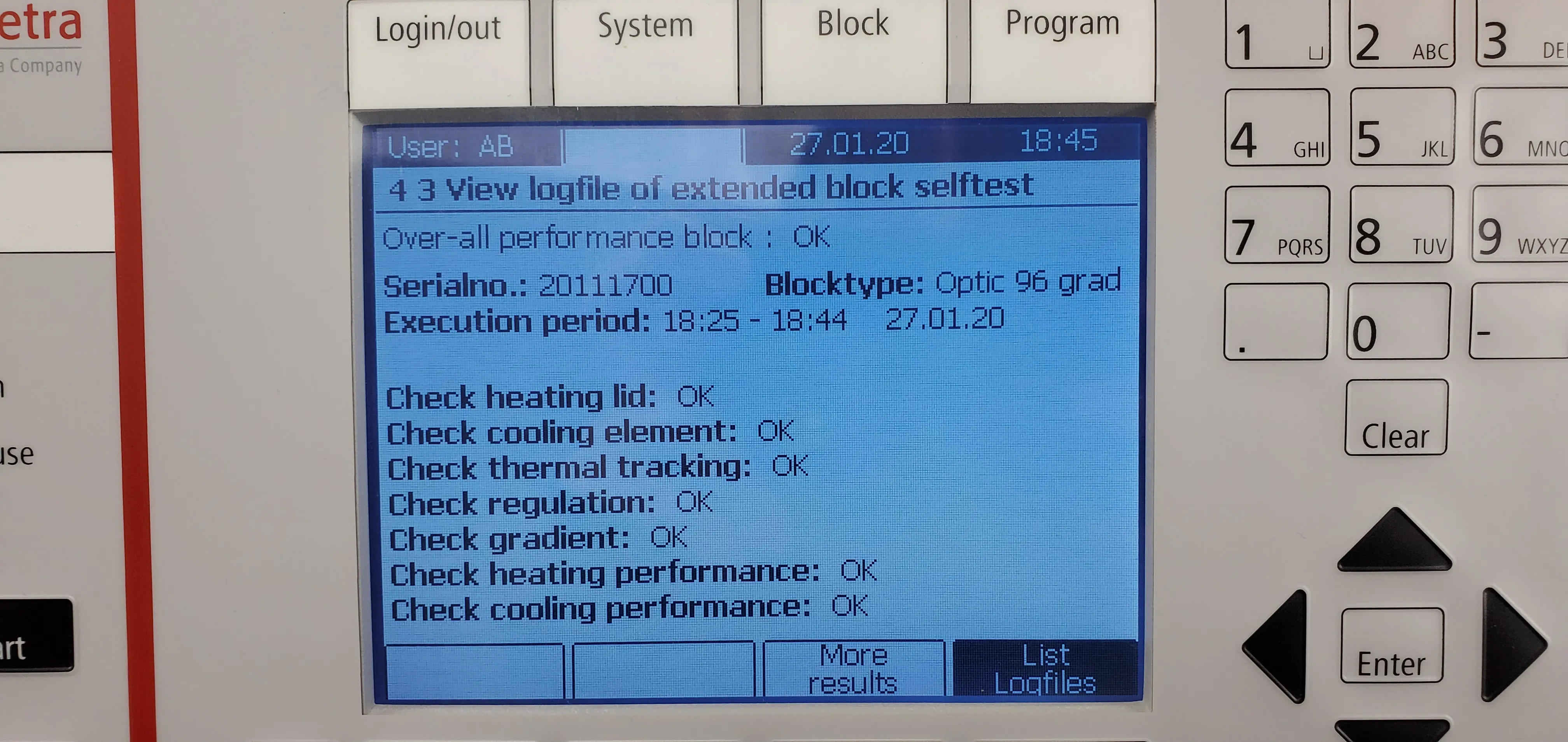 Biometra TOptical Real-Time PCR Thermocycler TProfessional Basis