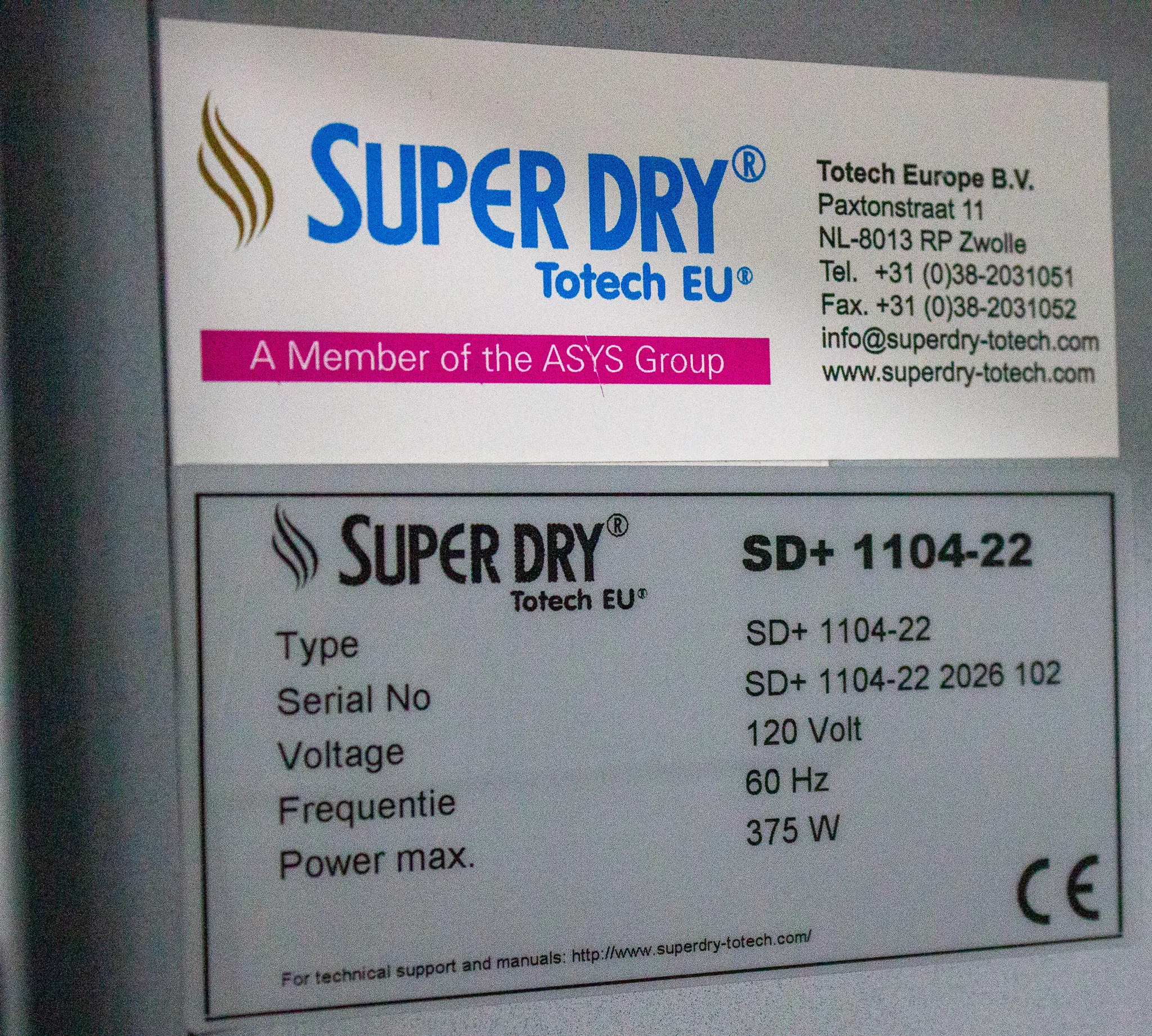 Totech SuperDry Storage Cabinet SD+ 1104-22