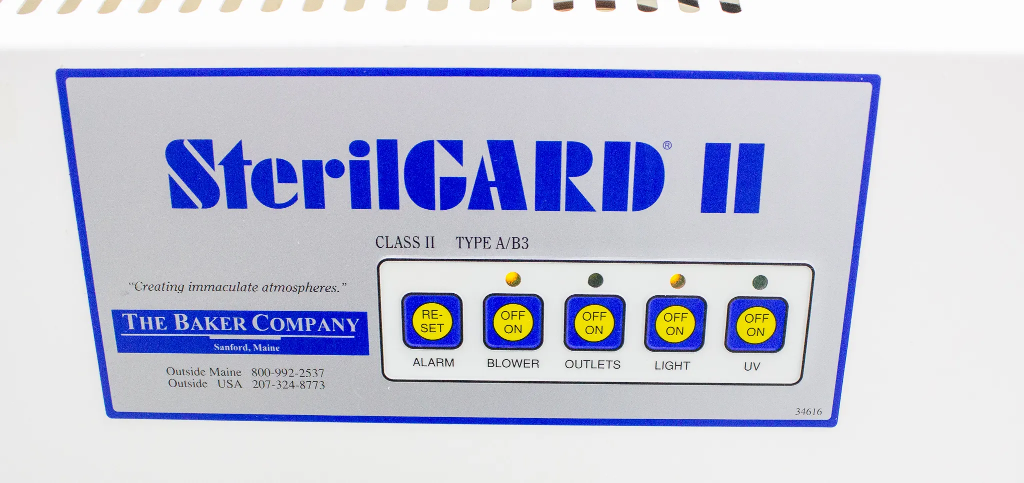 The Baker Company SterilGARD SG 600 Class II Type A/B3 Biosafety Cabinet