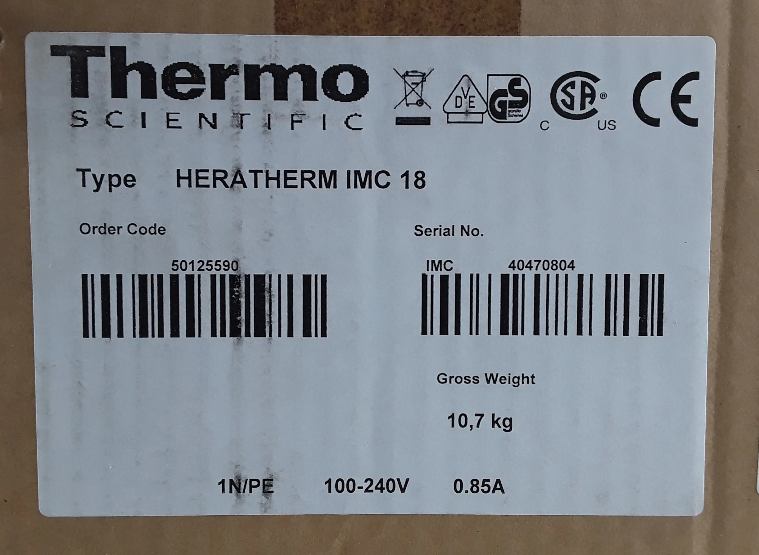 Thermo Fisher 50125590 Incubator Shaker