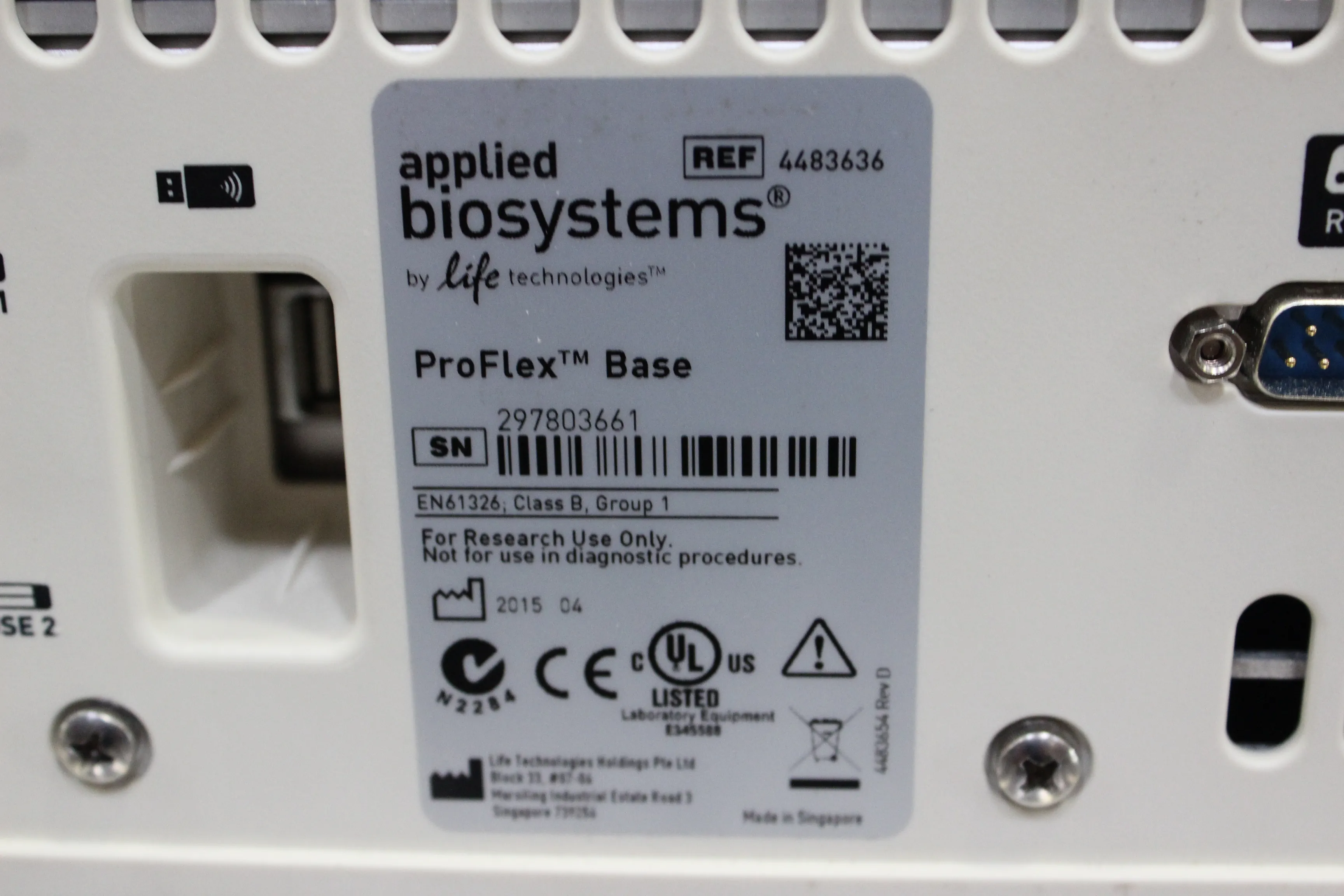 Applied Biosystems ProFlex 2 x 384-Well Real Time PCR System 4483636