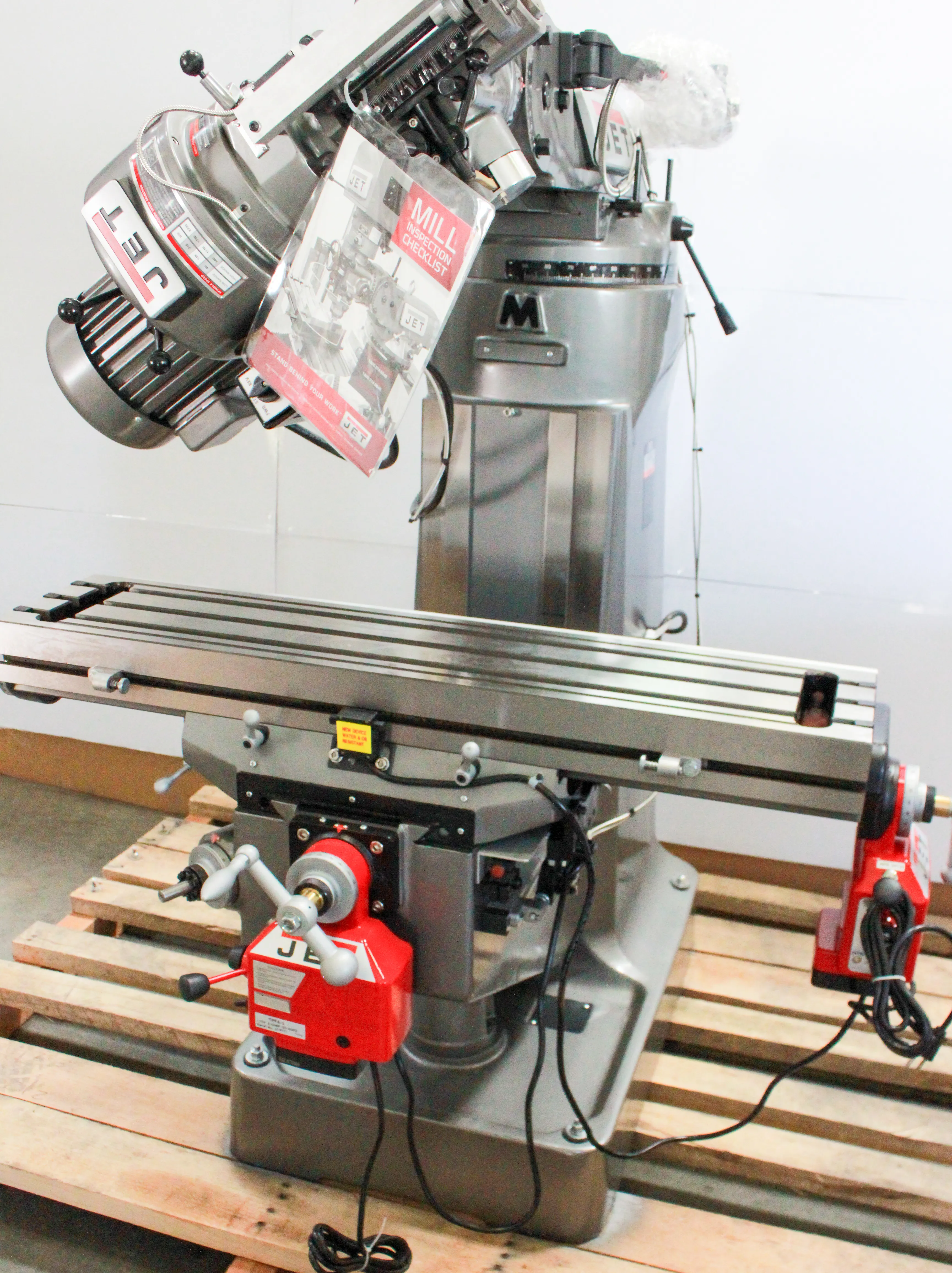 JET Step Pulley Milling Machine 9 x 42in Model JTM-2