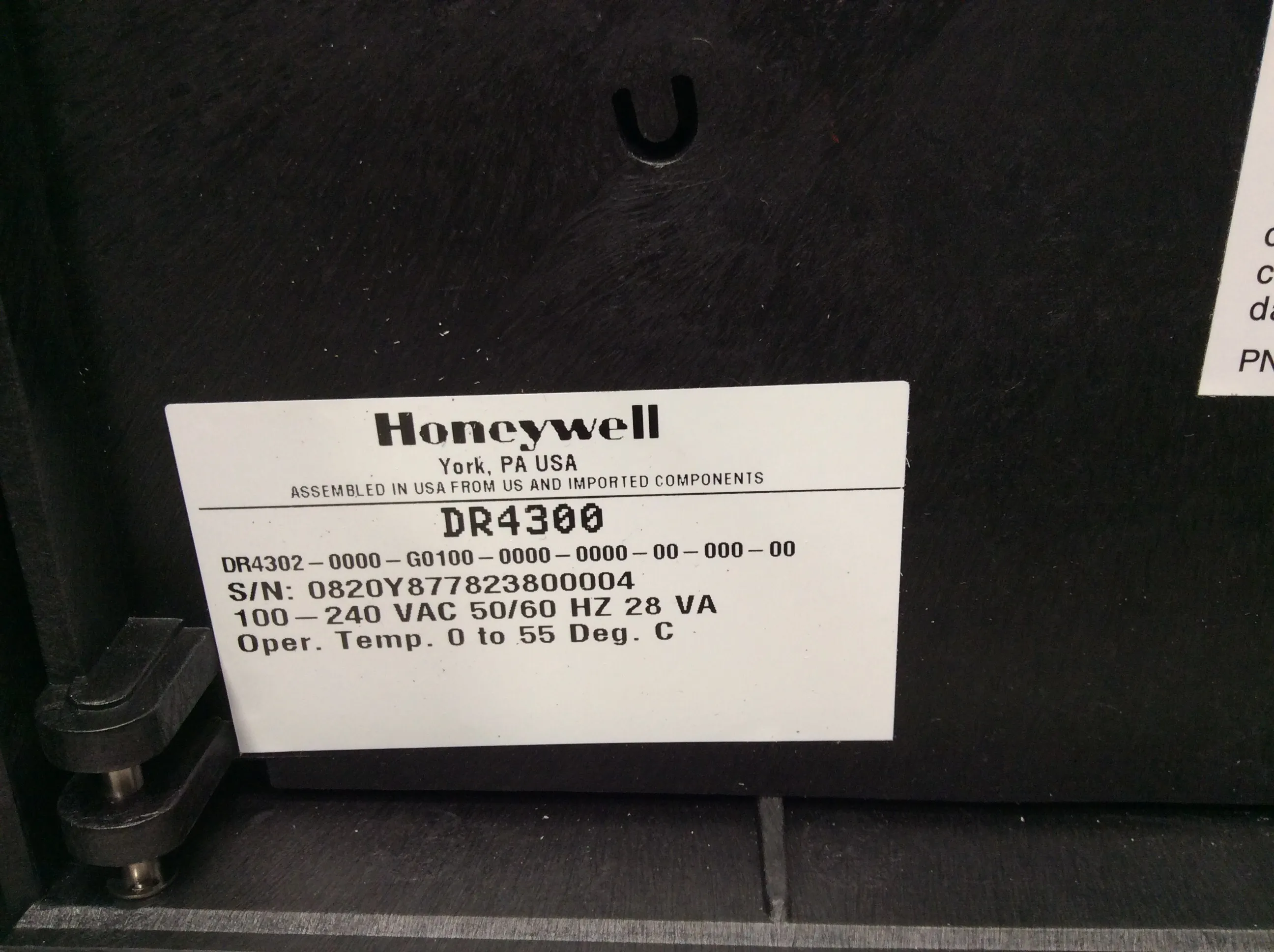 Honeywell DR4300 Circular Chart Recorder