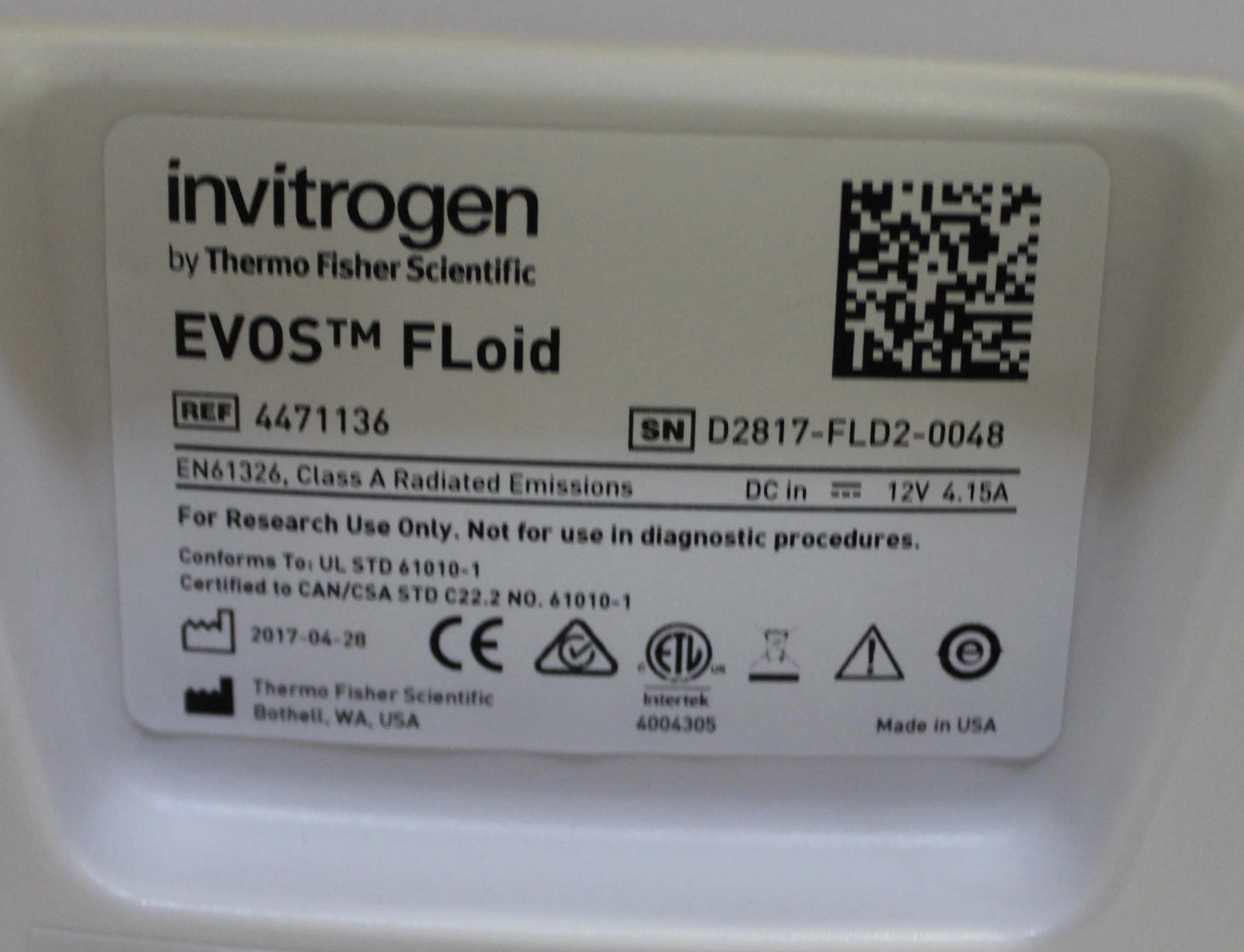 Invitrogen 4471136 FLoid Cell Imaging Station Microscope & Imaging Equipment