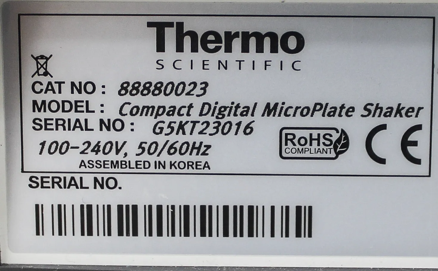 Thermo Scientific Compact Digital Microplate Shaker