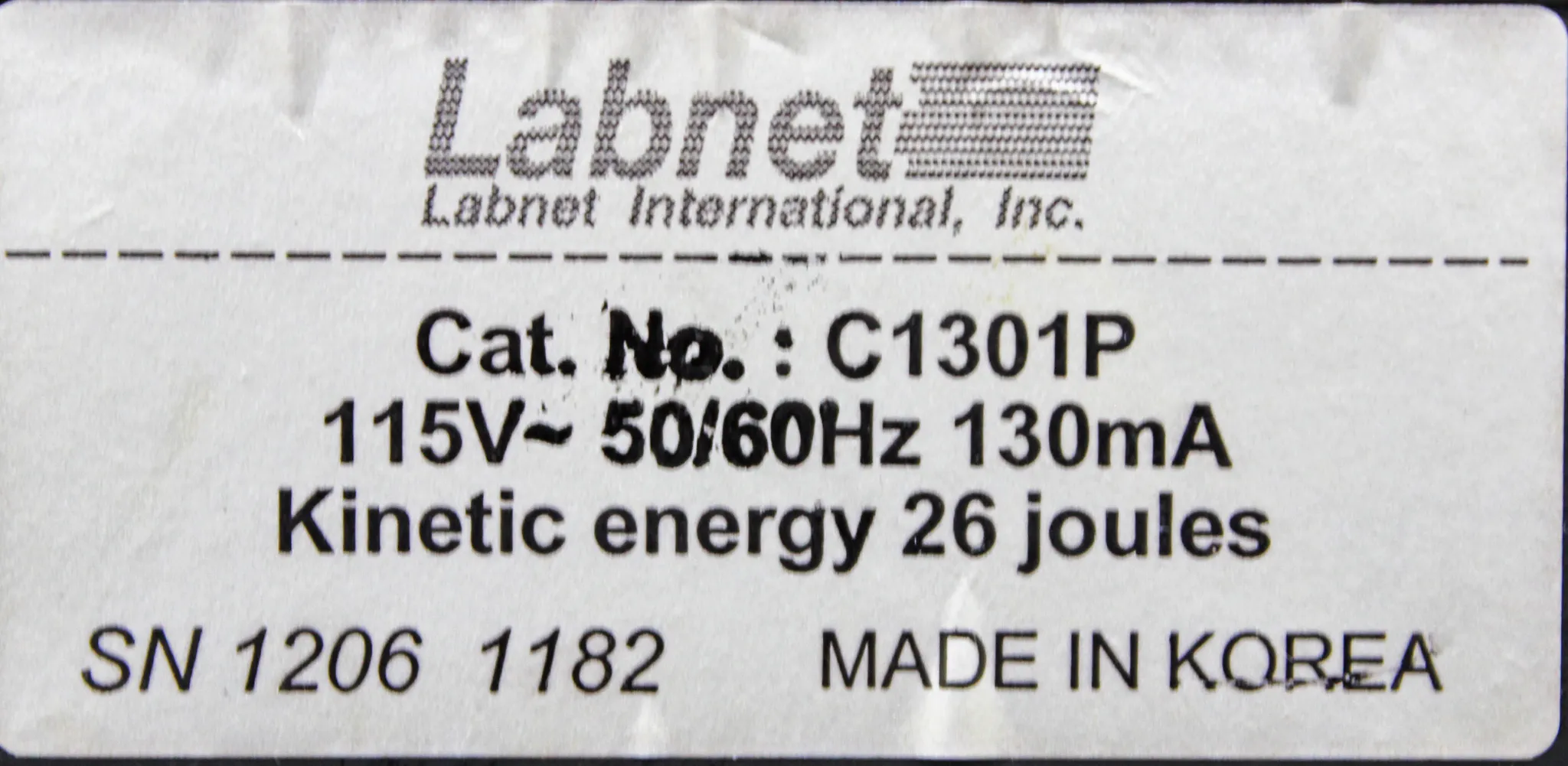 Labnet Spectrafuge C1301P Mini Centrifuge 120V