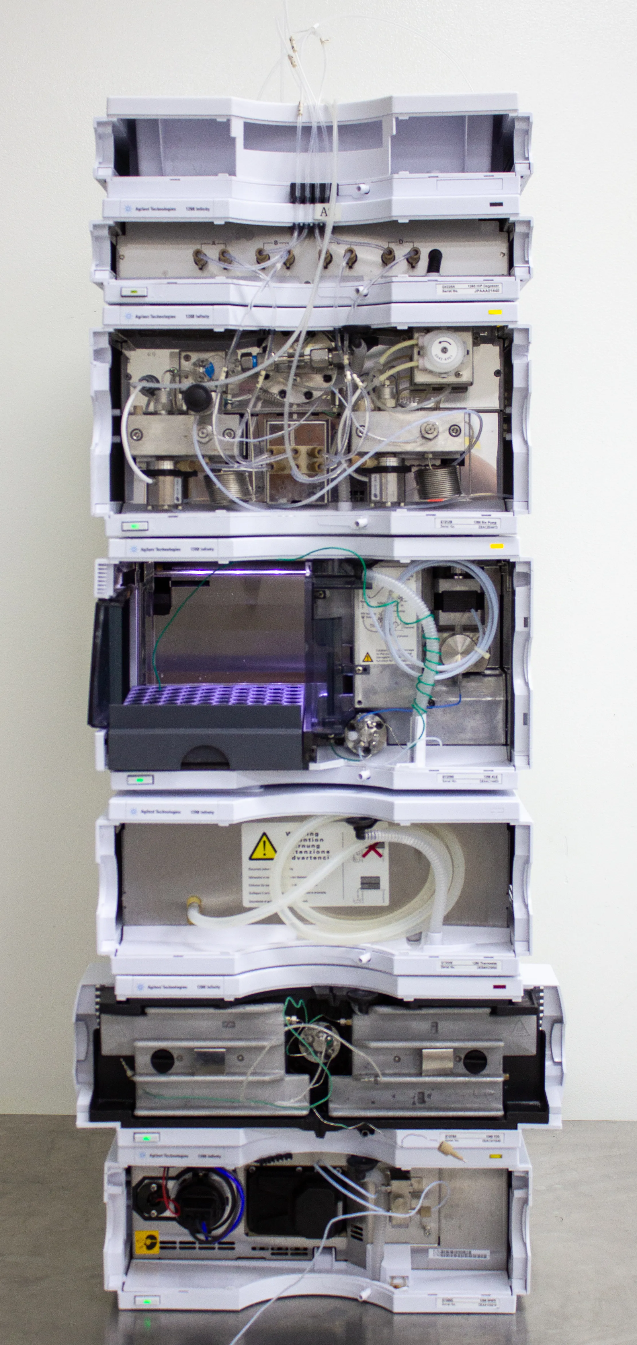 Used Agilent 1260 Infinity Binary LC System - 1260 (MWD), 1260 (TCC), 1290 Thermostat, 1260 (ALS), 1260 Bin Pump