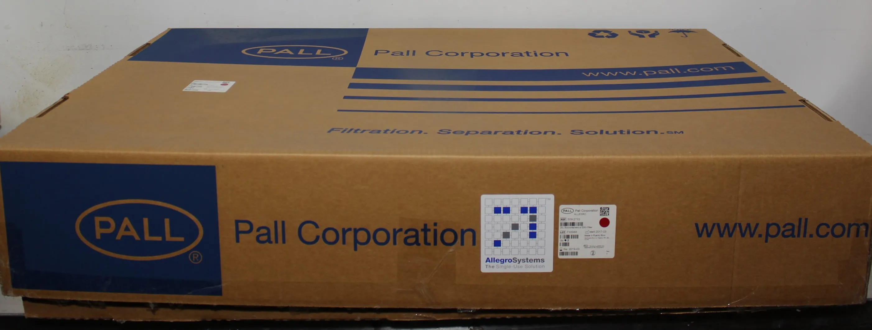 Pall Allegro 20L BioContainer 509-2733 w EKV Filter