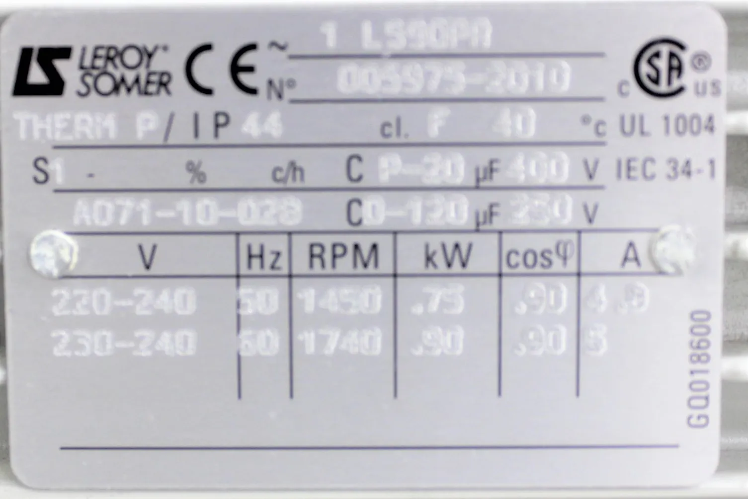 Edwards E2M28 Rotary Vane Vacuum Pump