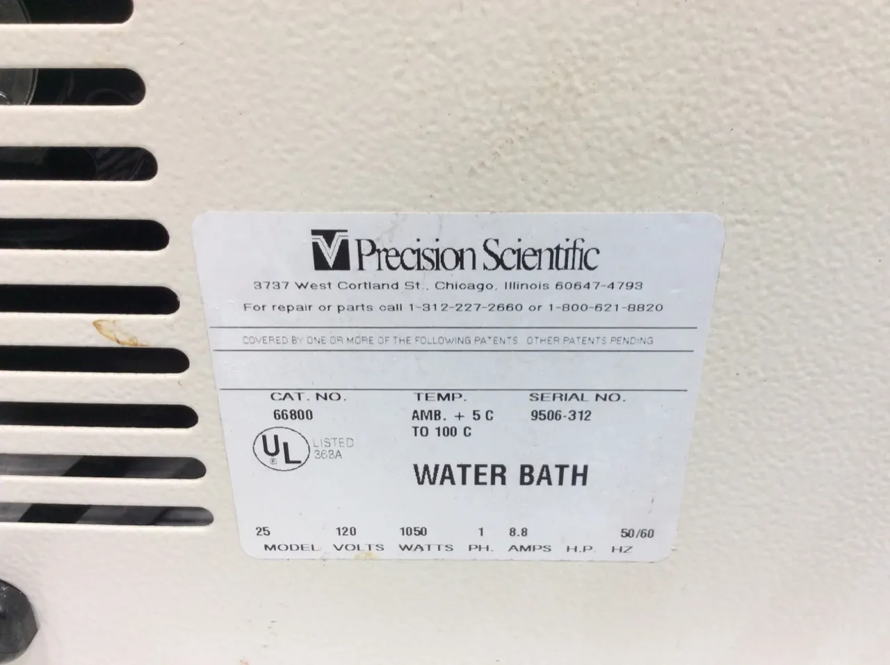 Precision Scientific - Water Bath Model 25