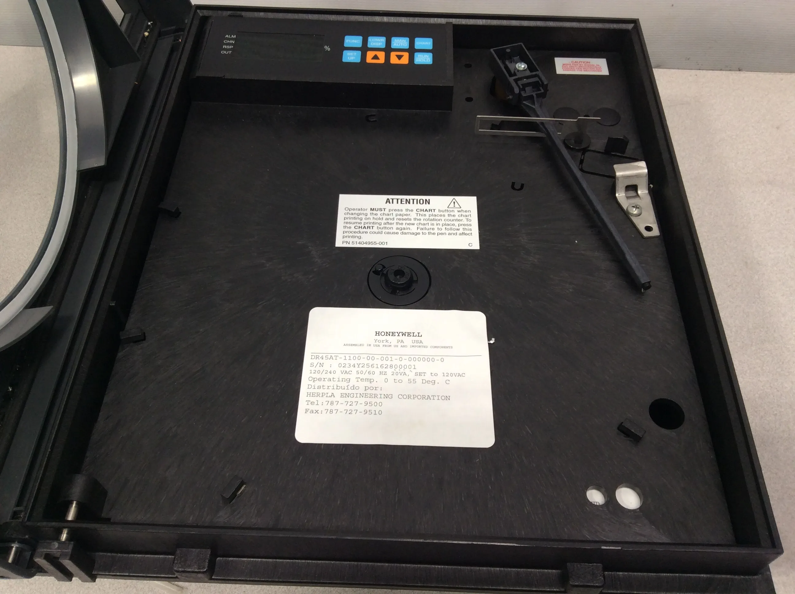 Honeywell DR4500 Circular Chart Recorder