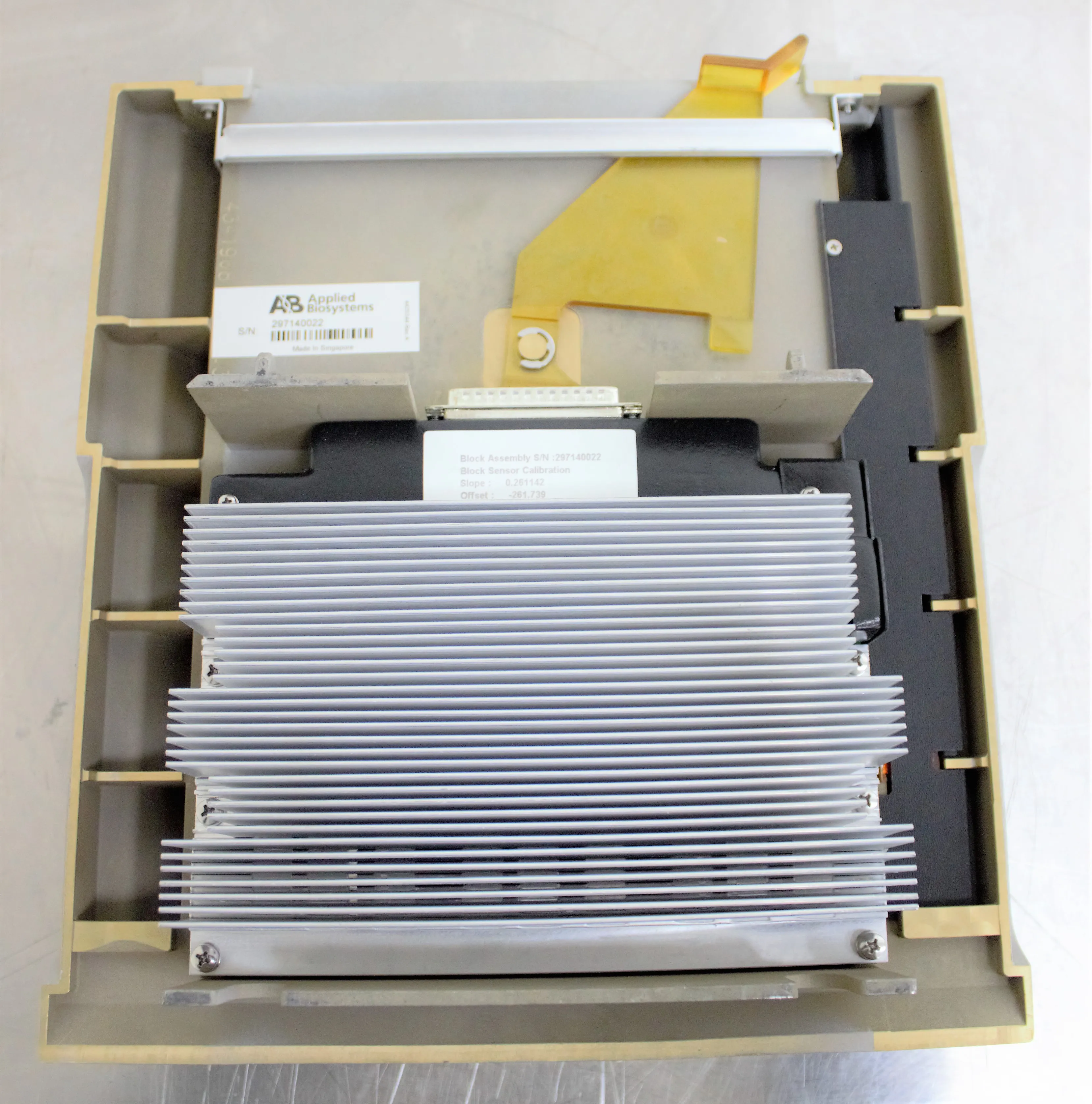 Applied Biosystems 4425757 Dual Flat Block Sample Module for GeneAmp PCR System 9700