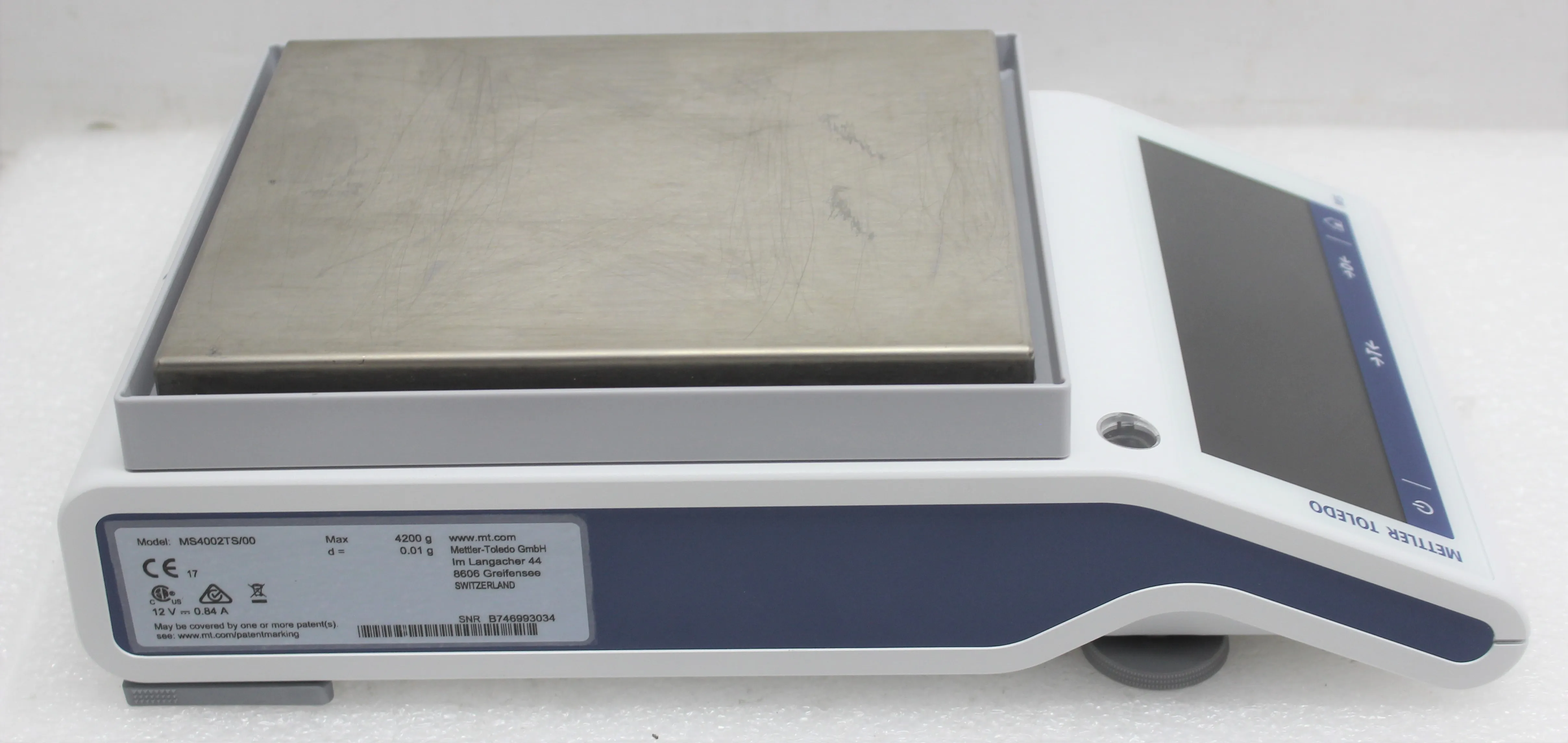 Mettler-Toledo MS4002TS/00 Analytical Balance Scale