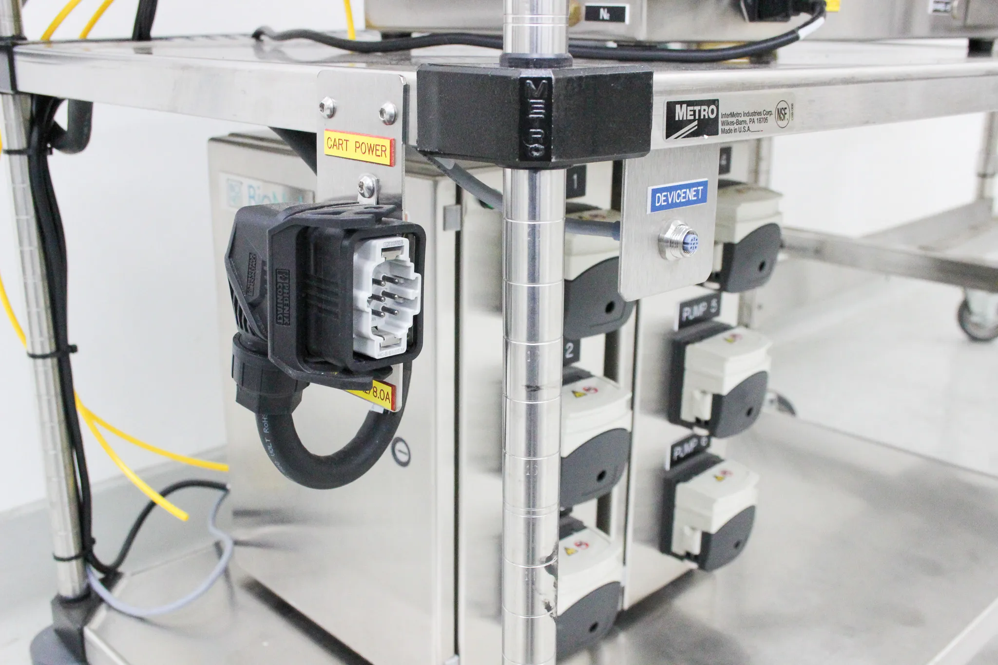 Broadley James BioNet Modular Bioreactor System with Custom Cart