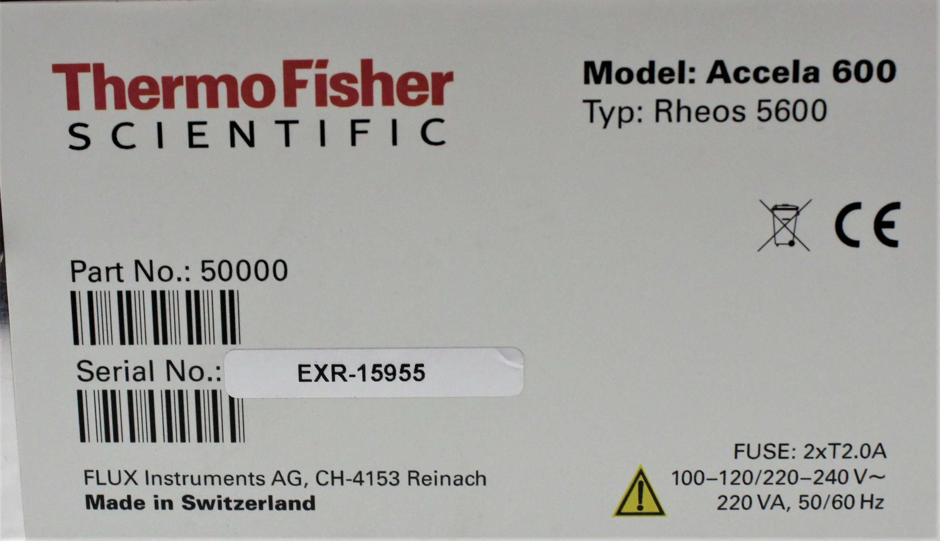 Thermo Fisher Accela 600 Pump HPLC / FPLC / GC / CE Used Laboratory Equipment